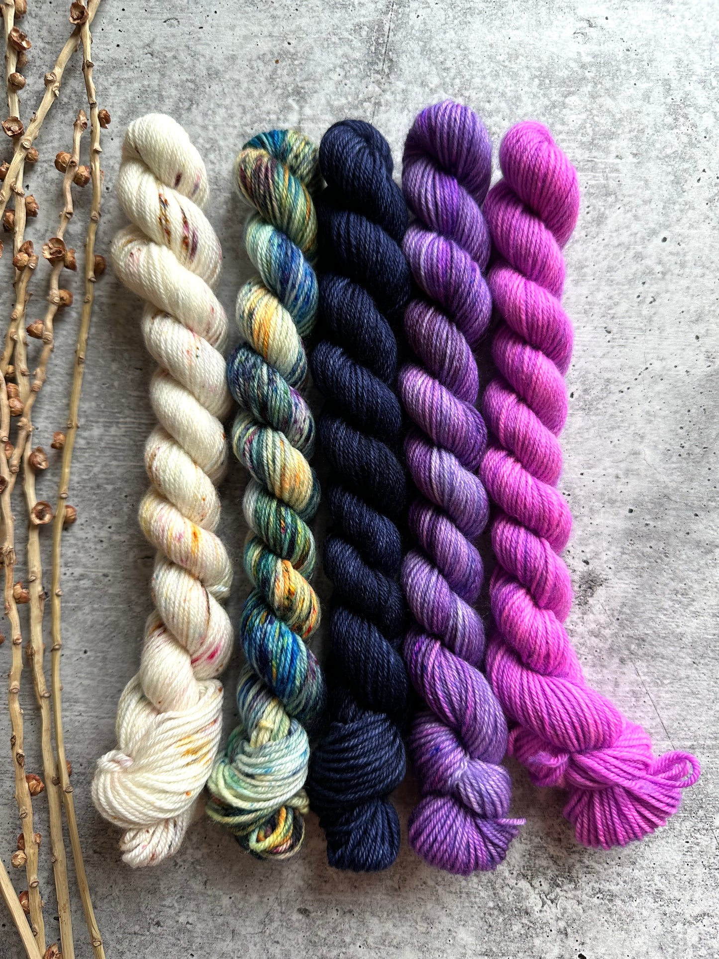 Lily Pad - SW Merino Nylon Mini Skein Set
