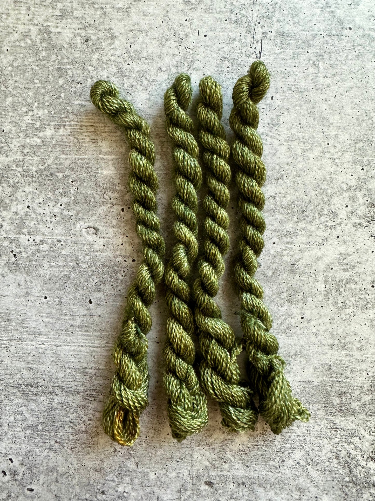 Olive Drab Embroidery Thread