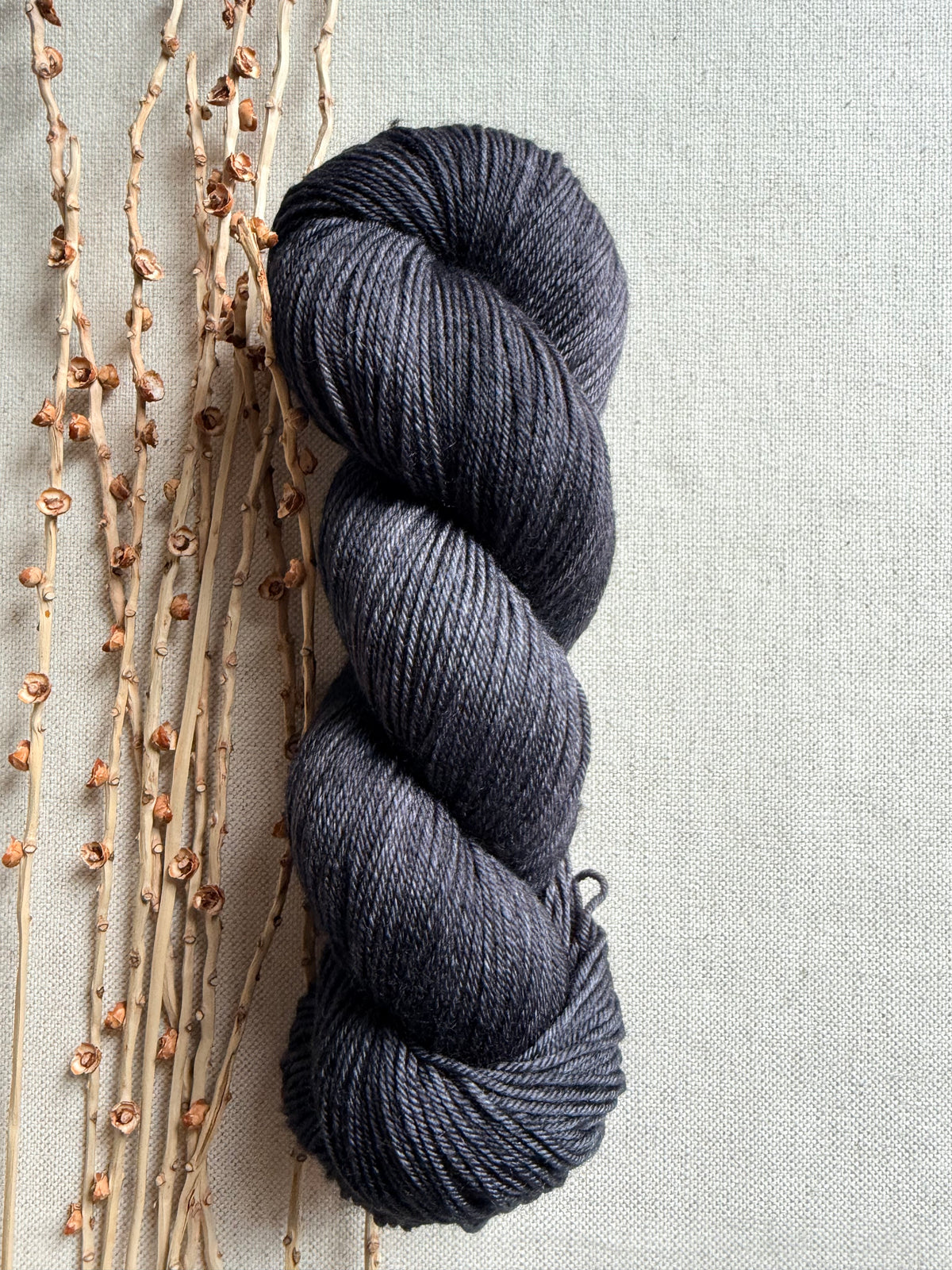 Dark Charcoal - 100g Skein
