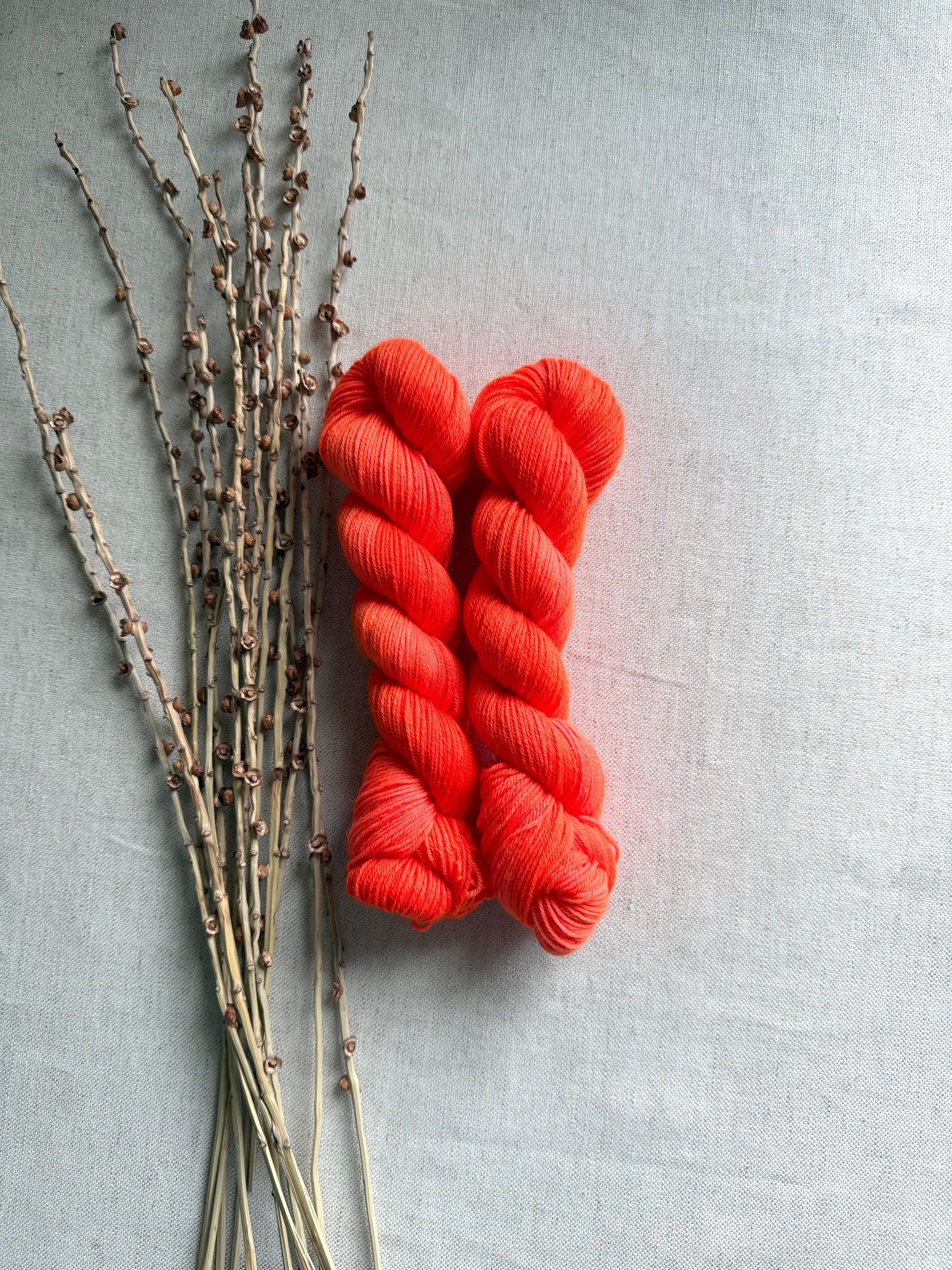 Neon Shrimp 50g Skein