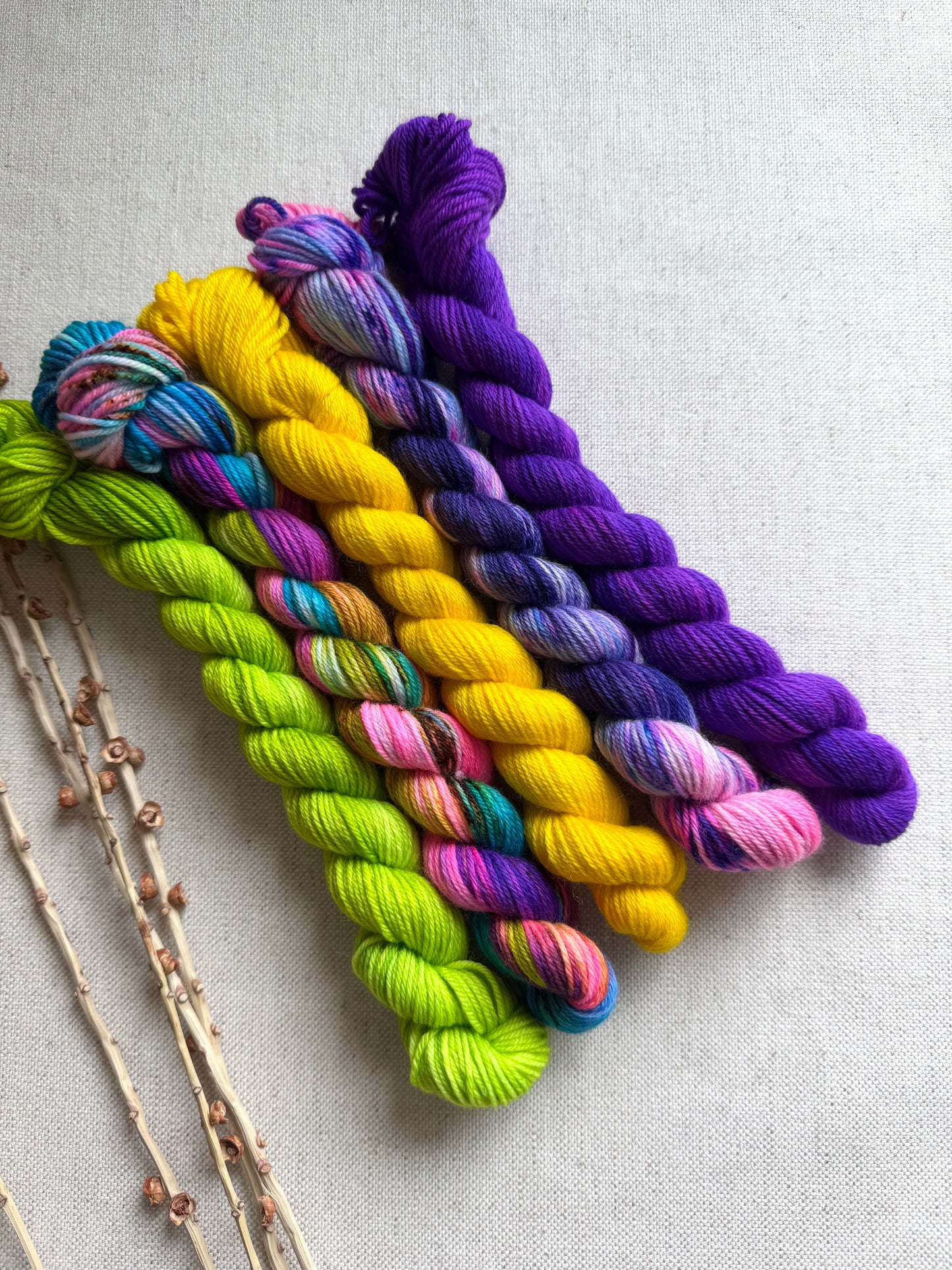 Cornucopious - SW Merino Nylon Mini Skein Set