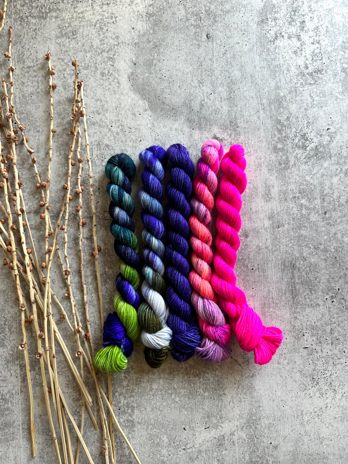 Atomic - SW Merino Nylon Mini Skein Set