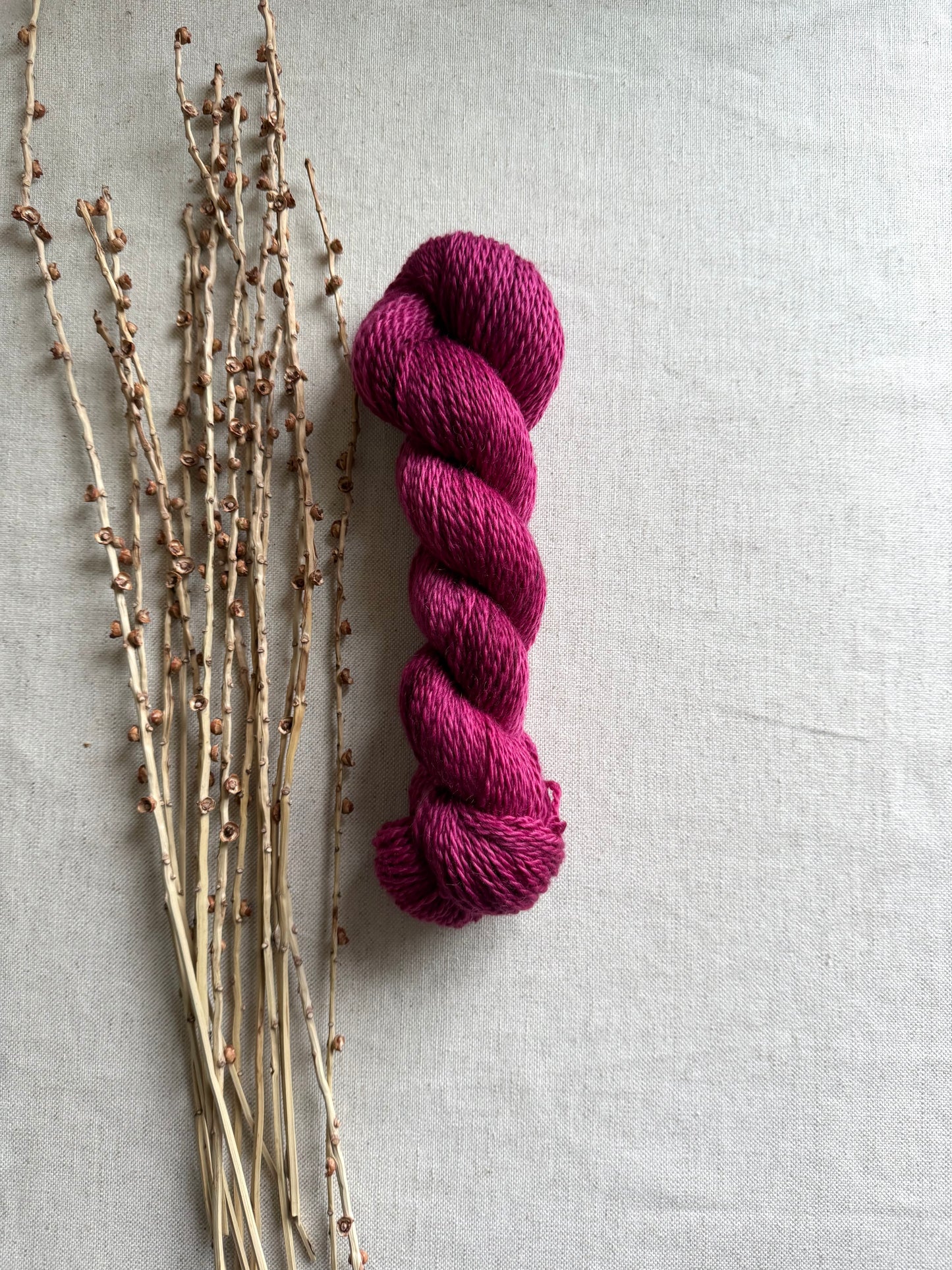 Burgundy Merino Baby Alpaca Aran