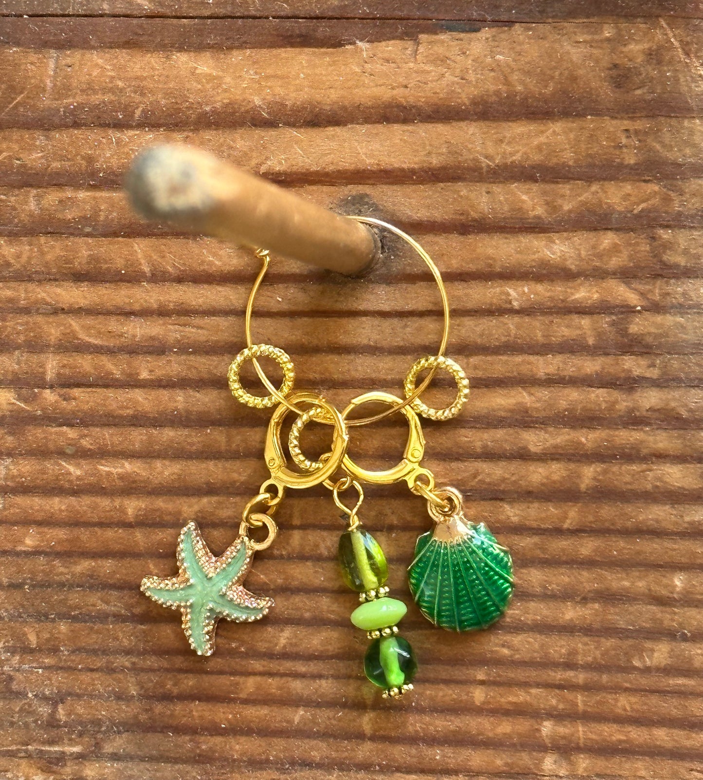 Seashell Theme Stitch Markers