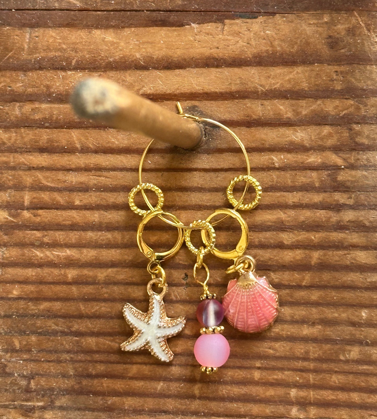Seashell Theme Stitch Markers