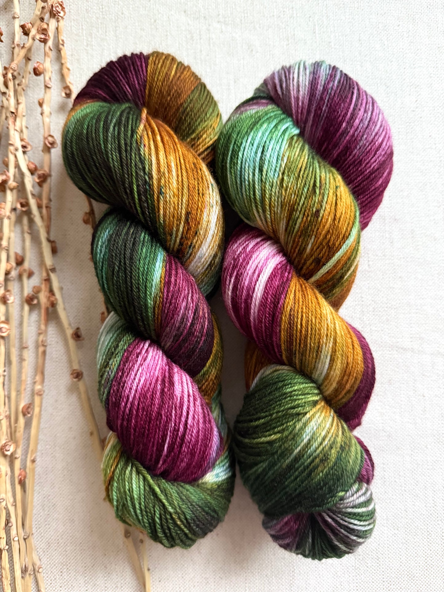 Victorian Christmas SW Merino Nylon Yarn