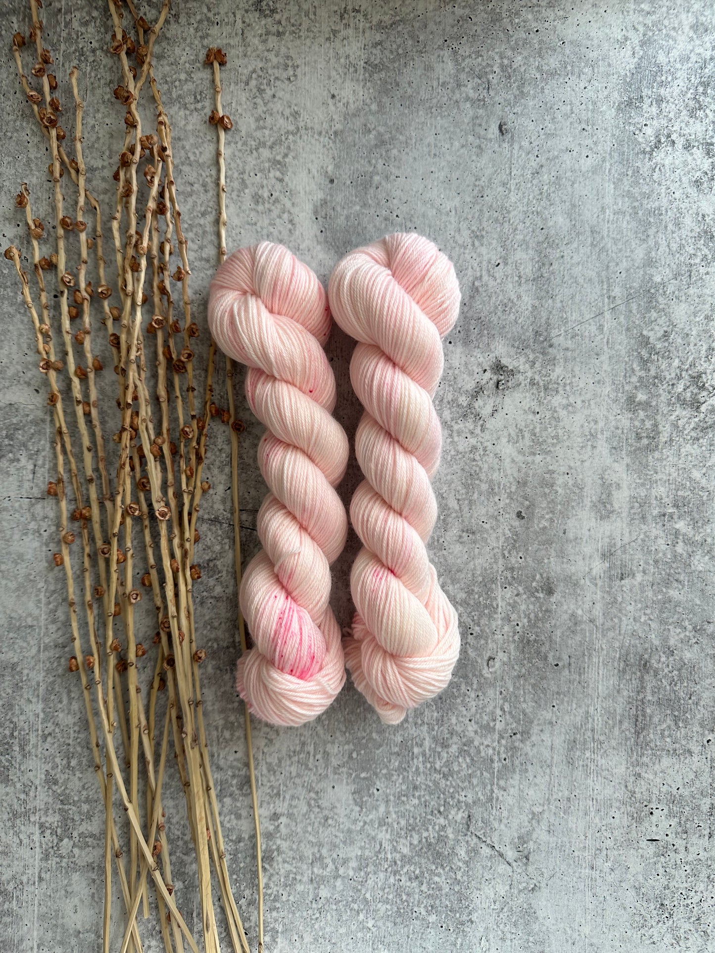 Barely Pink SW Merino Nylon 50g Skein