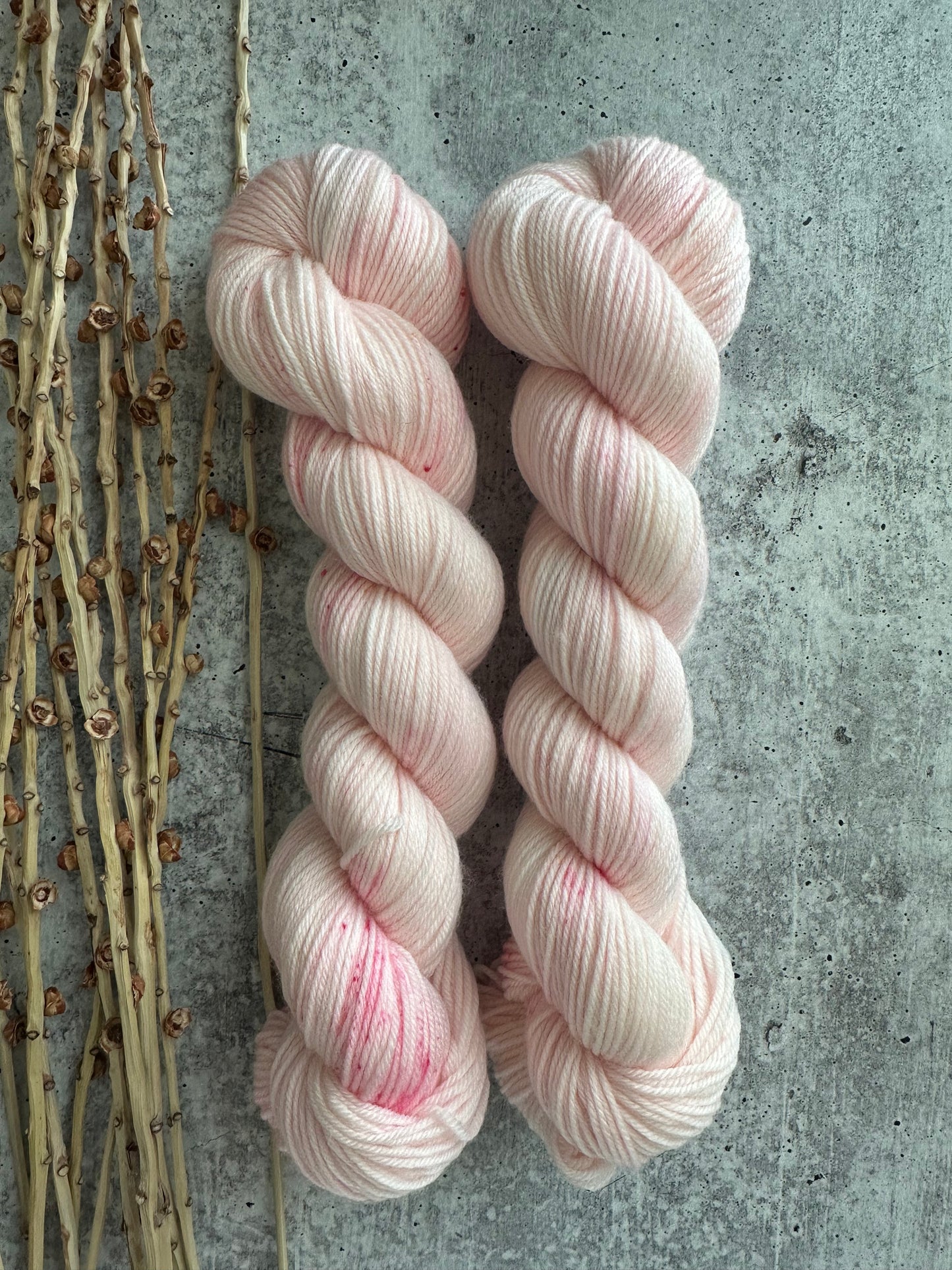 Barely Pink SW Merino Nylon 50g Skein