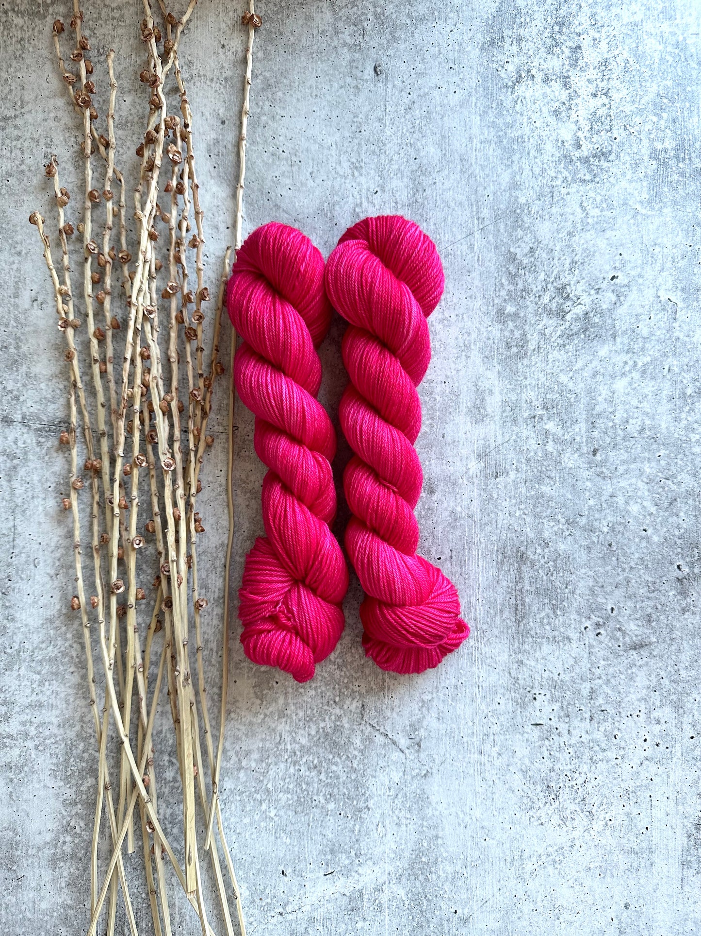 Fuchsia SW Merino Nylon 50g Skein
