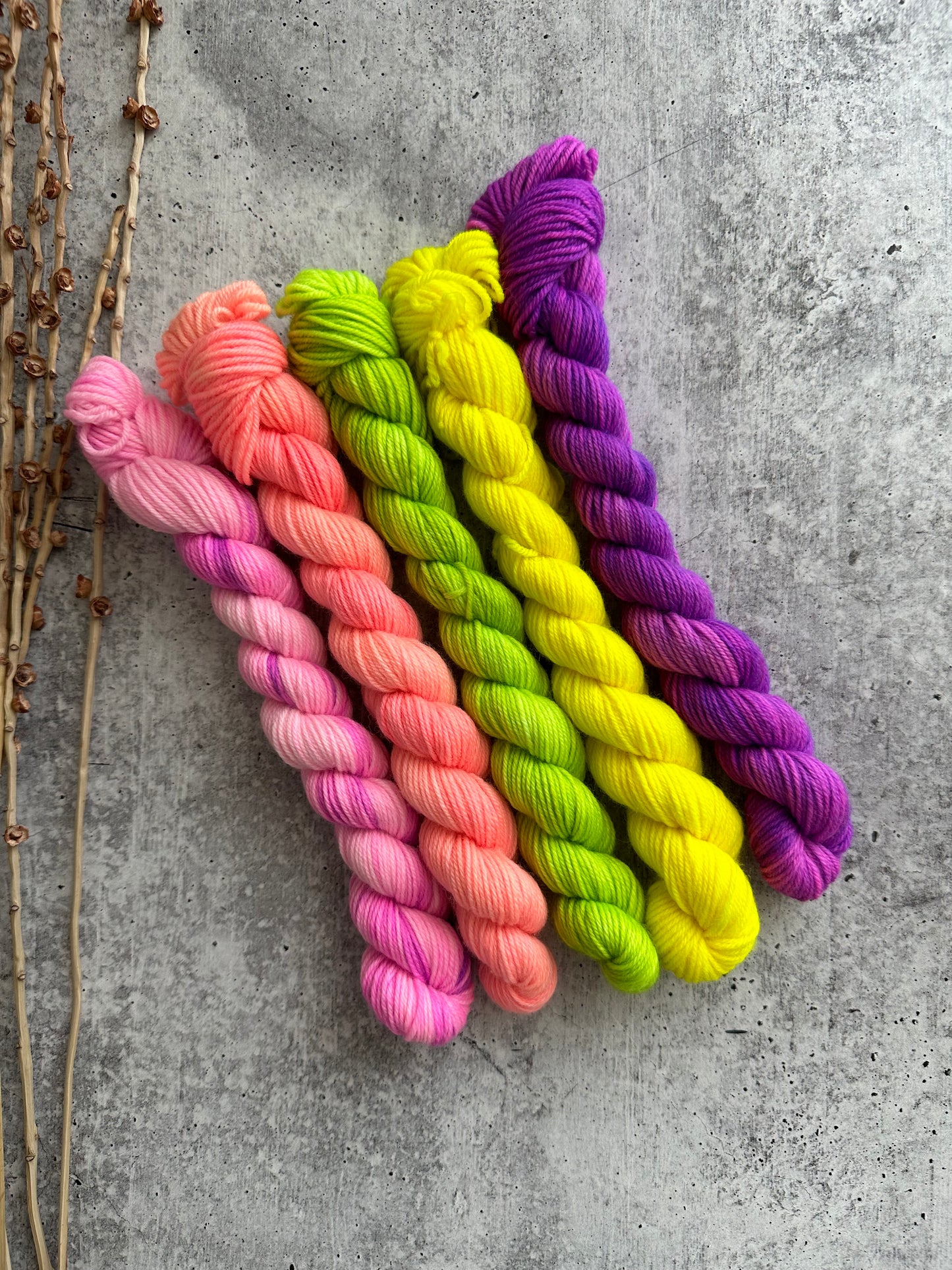 Ice Pops - SW Merino Nylon Mini Skein Set