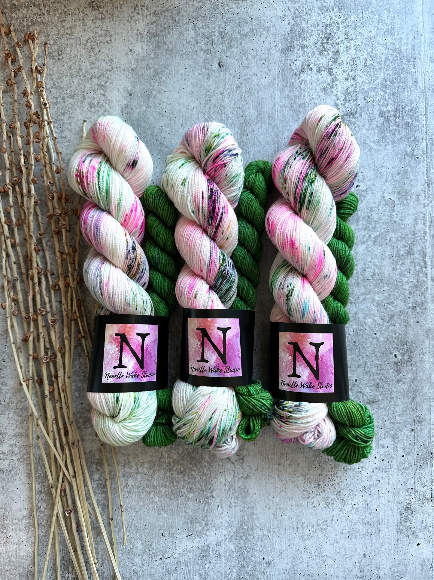 Lime Punch Sock Set
