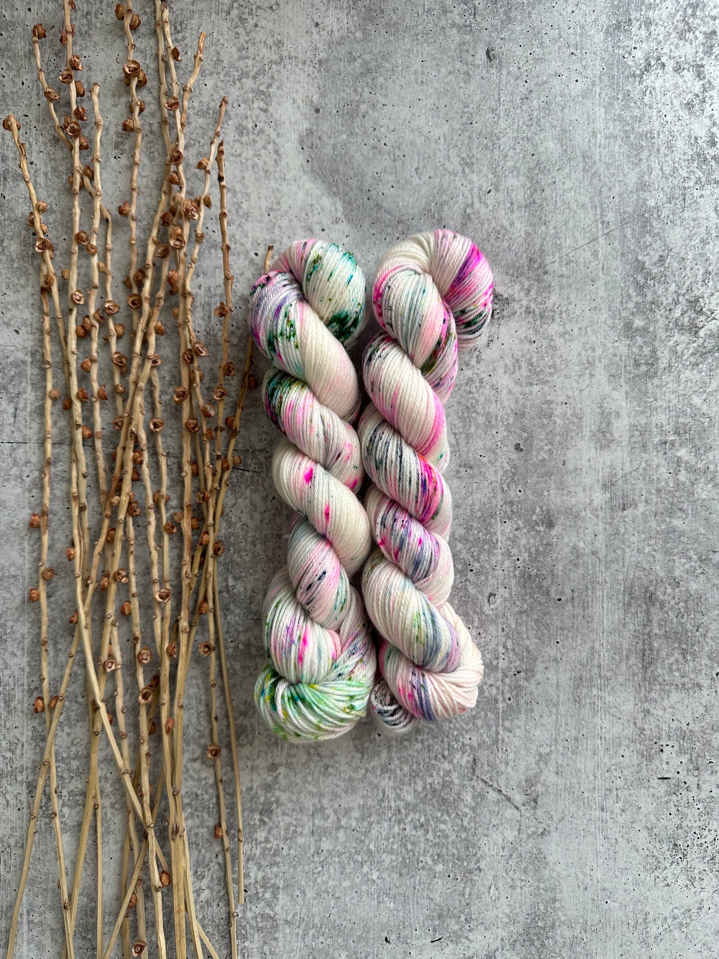 Lime Punch SW Merino Nylon 50g Skein