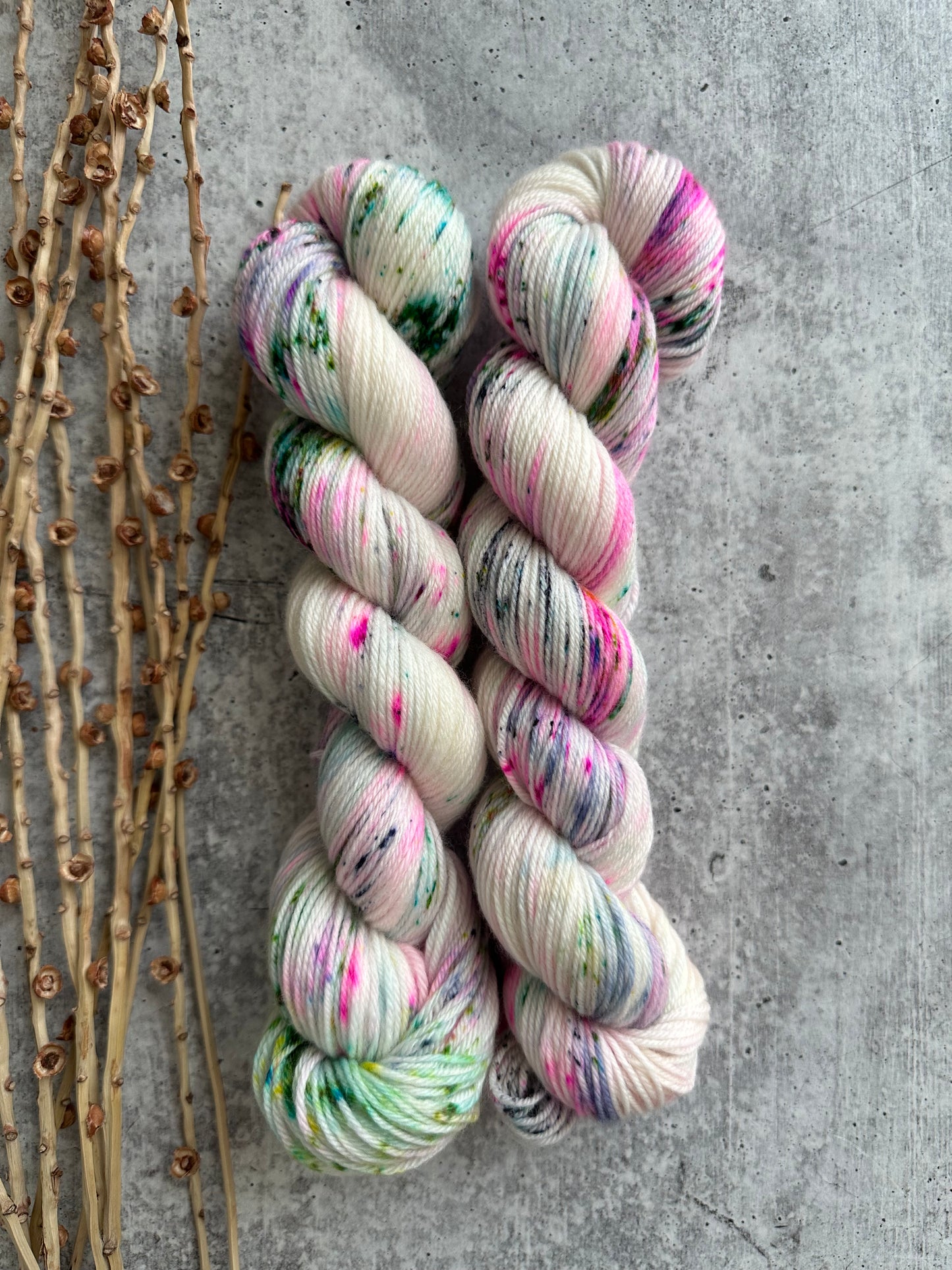 Lime Punch SW Merino Nylon 50g Skein