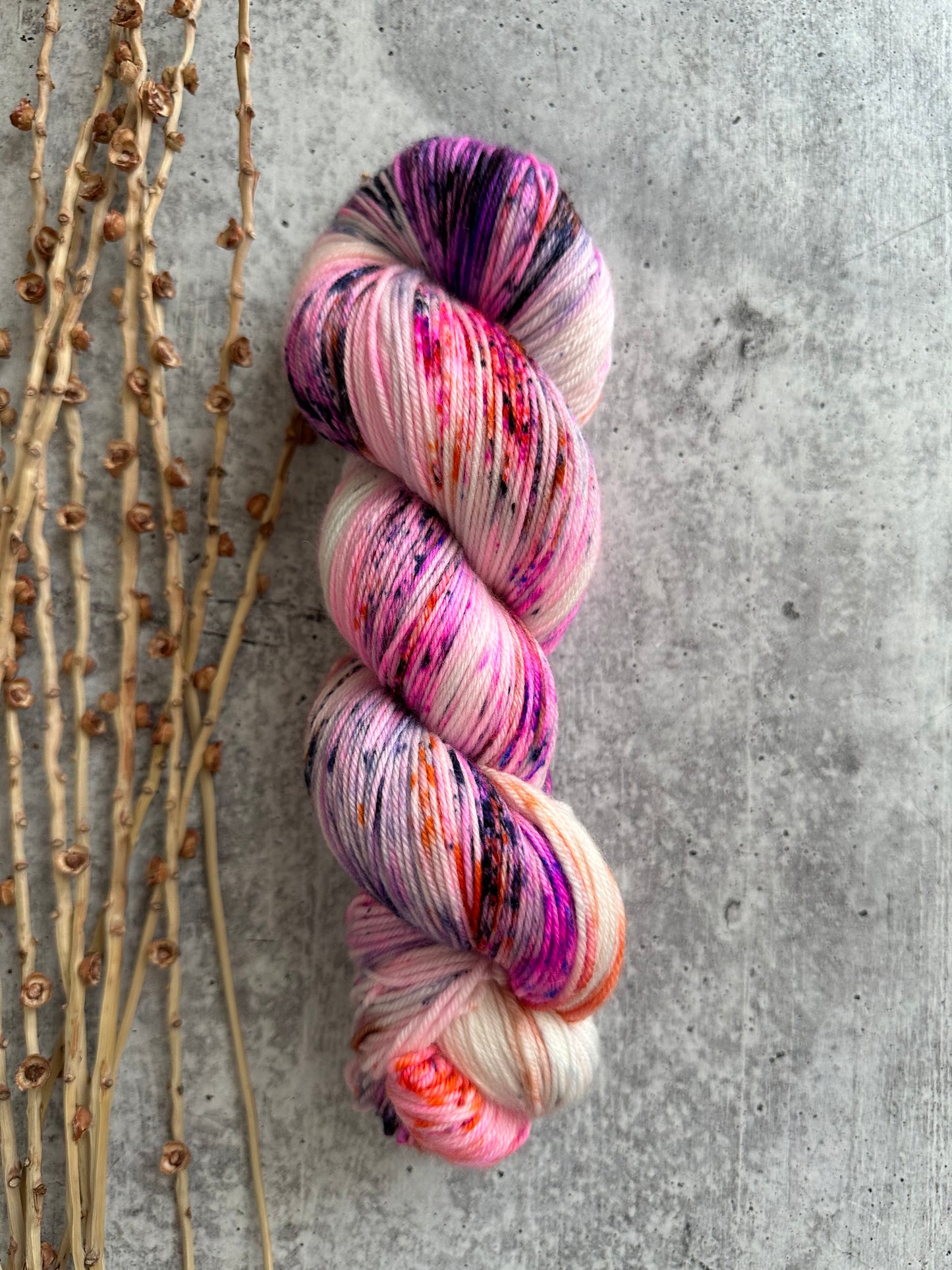 Cherry Punch SW Merino Nylon Yarn