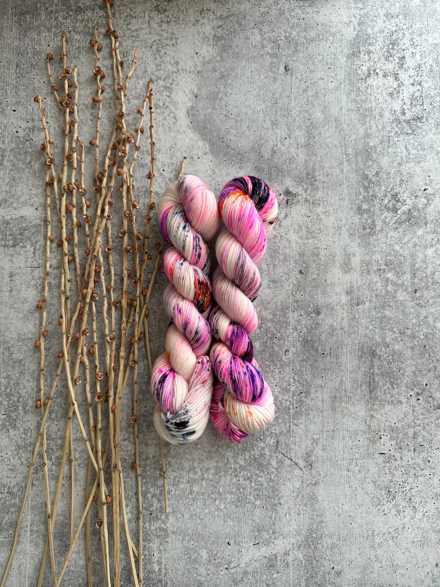 Cherry Punch SW Merino Nylon 50g Skein