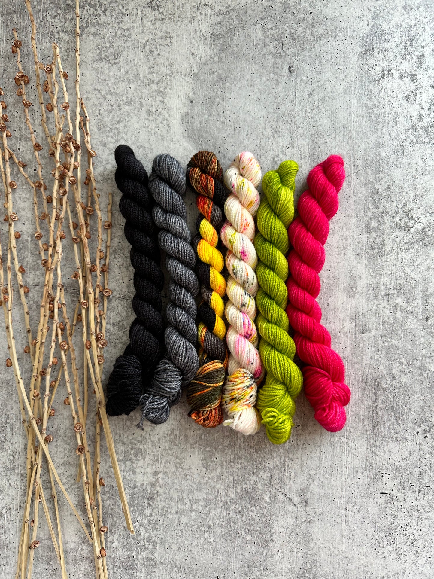 Skull Candy - SW Merino Nylon Mini Skein Set