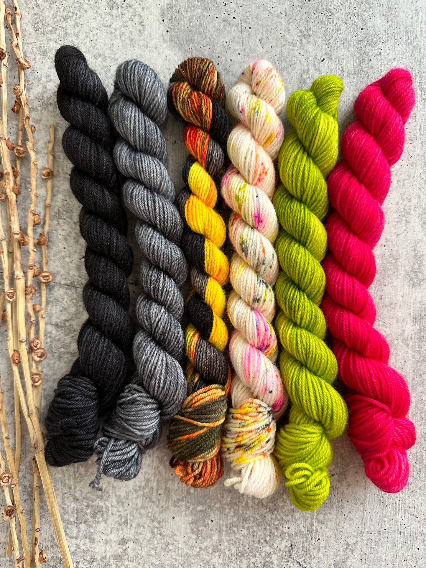 Skull Candy - SW Merino Nylon Mini Skein Set