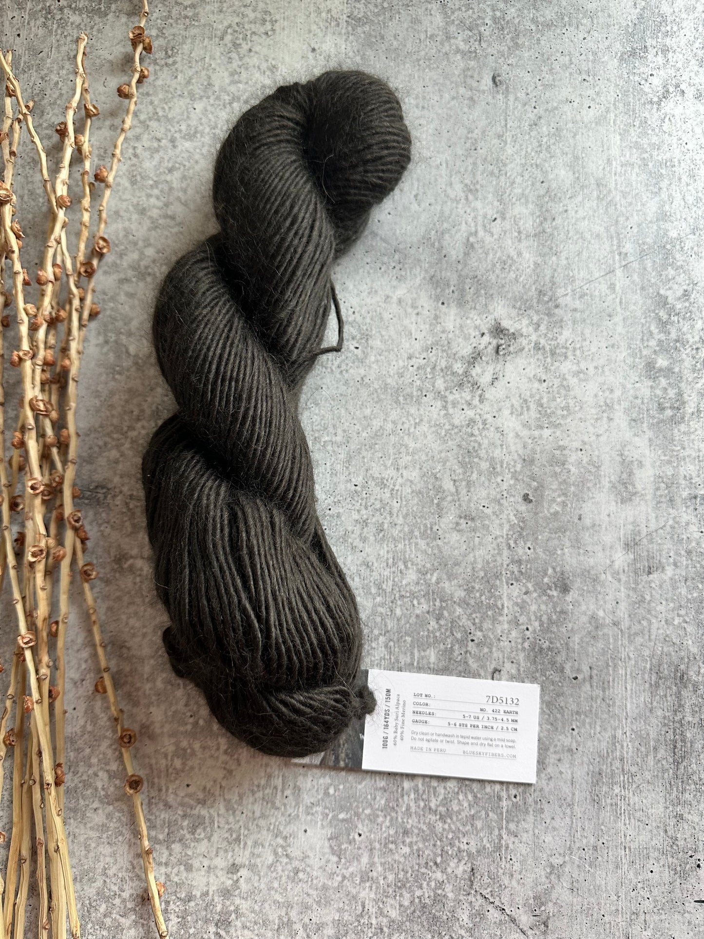 Brown Suri Merino