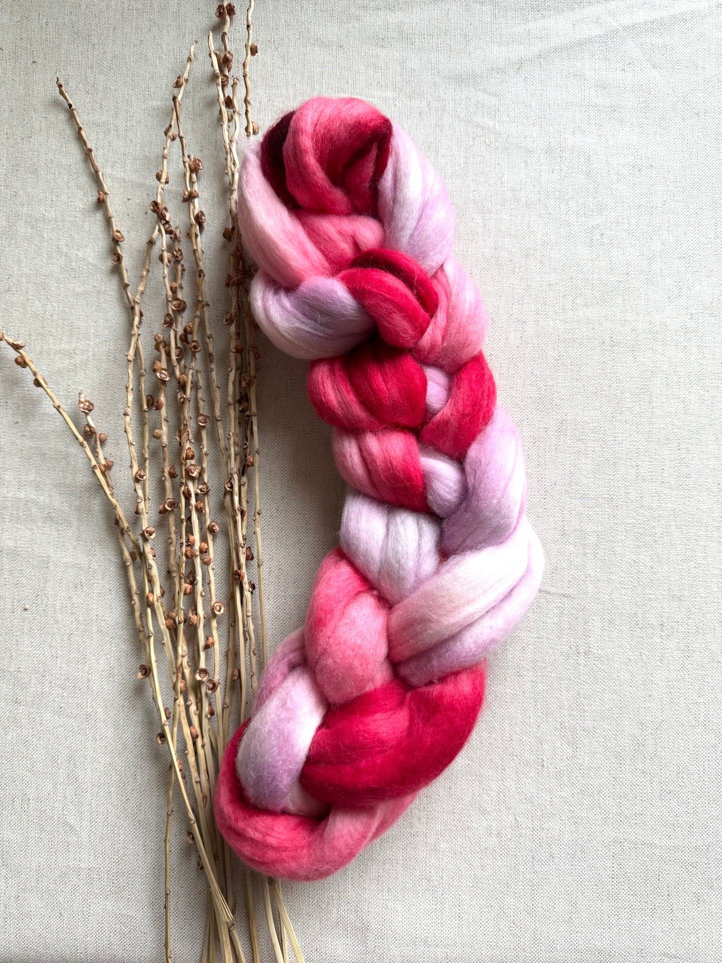 Girly Girl 20mic Falkland Merino Top Spinning Fiber