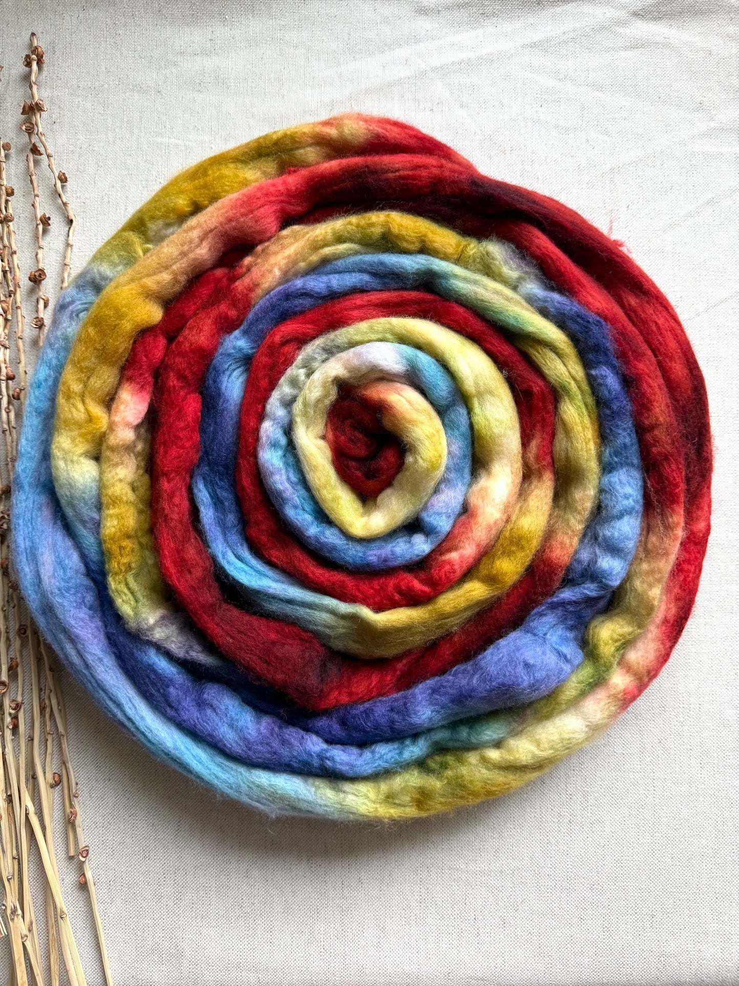 Howdy Partner 20mic Falkland Merino Top Spinning Fiber