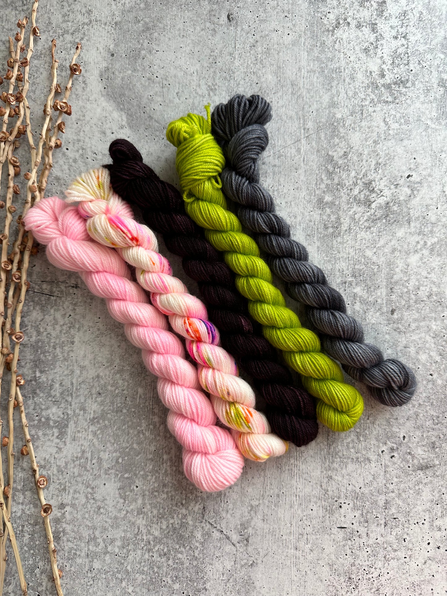 Glenda - SW Merino Nylon Mini Skein Set