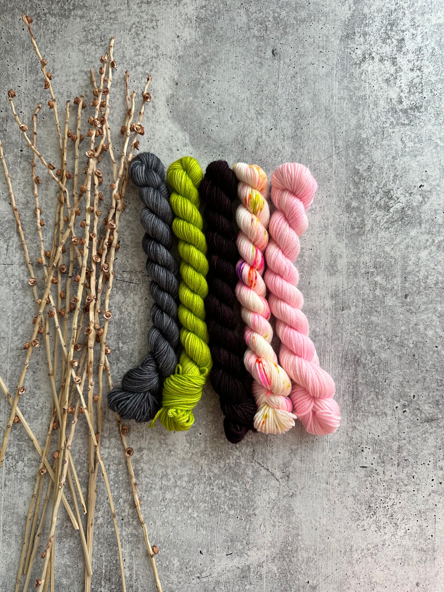 Glenda - SW Merino Nylon Mini Skein Set
