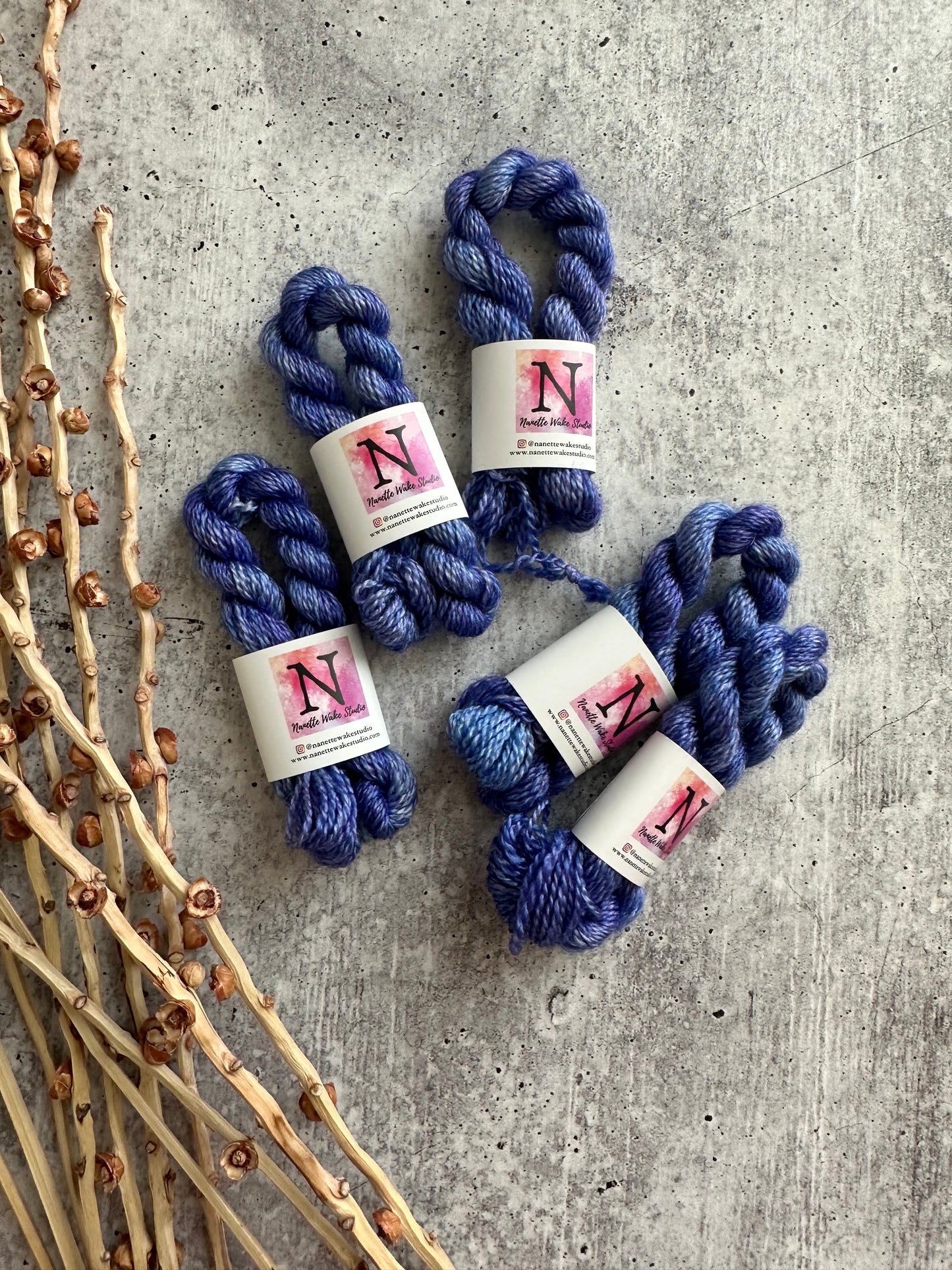 Blue Violet Embroidery Thread