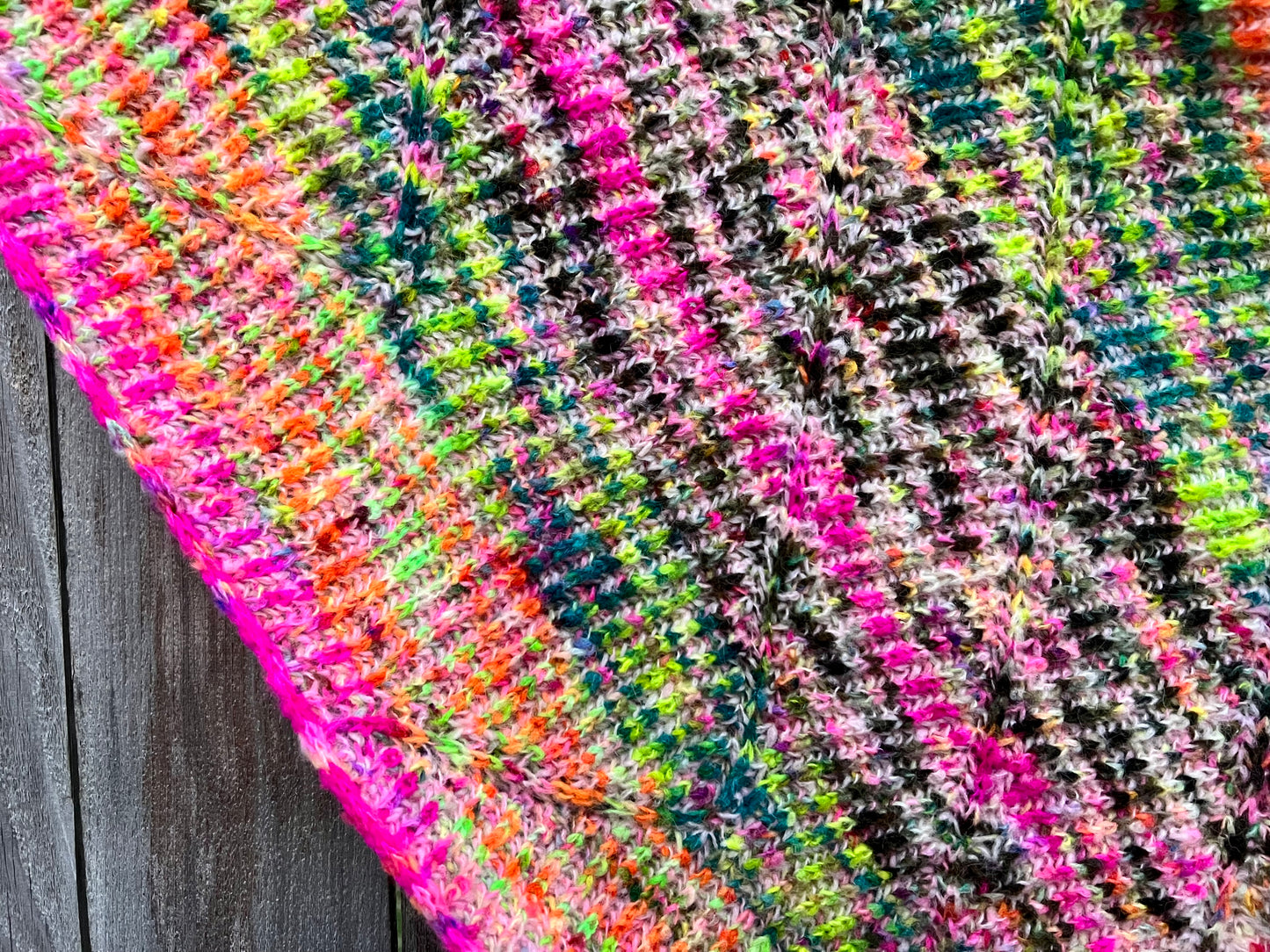 Multi-Colored Large Shawl