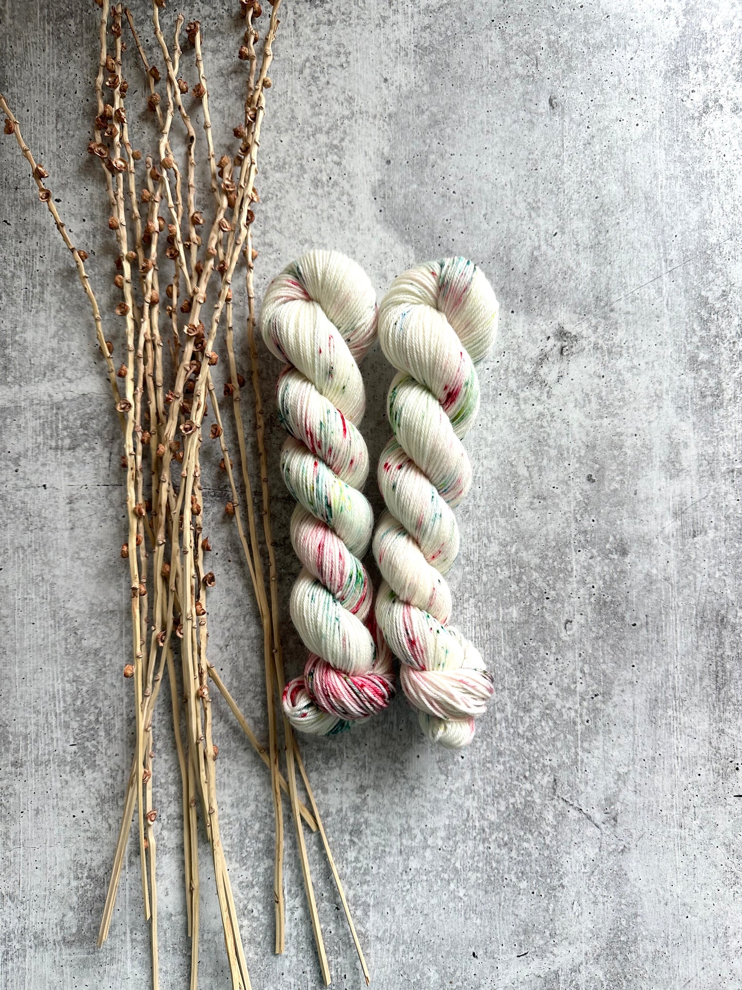 Holly Berries SW Merino Nylon 50g Skein