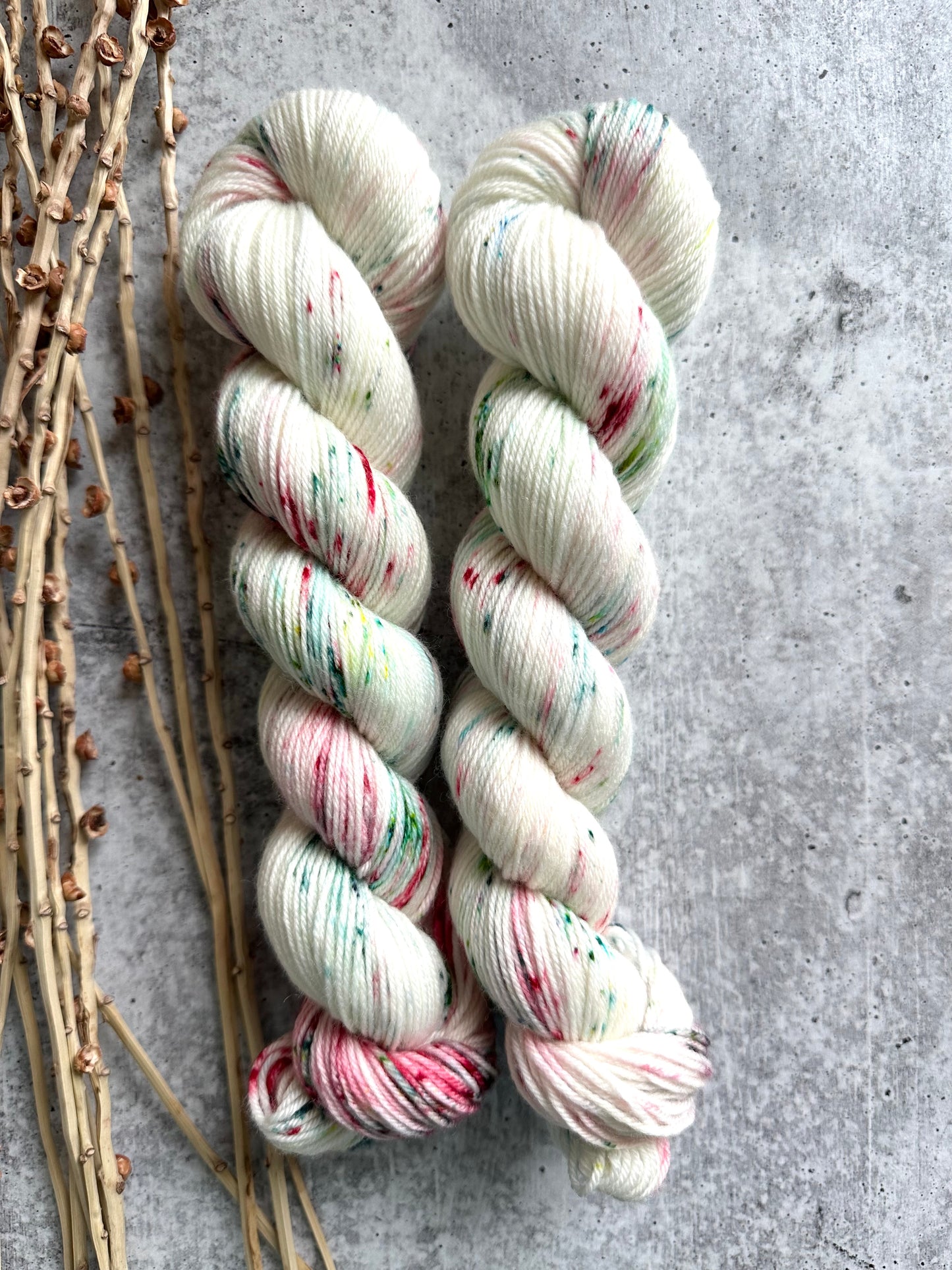 Holly Berries SW Merino Nylon 50g Skein
