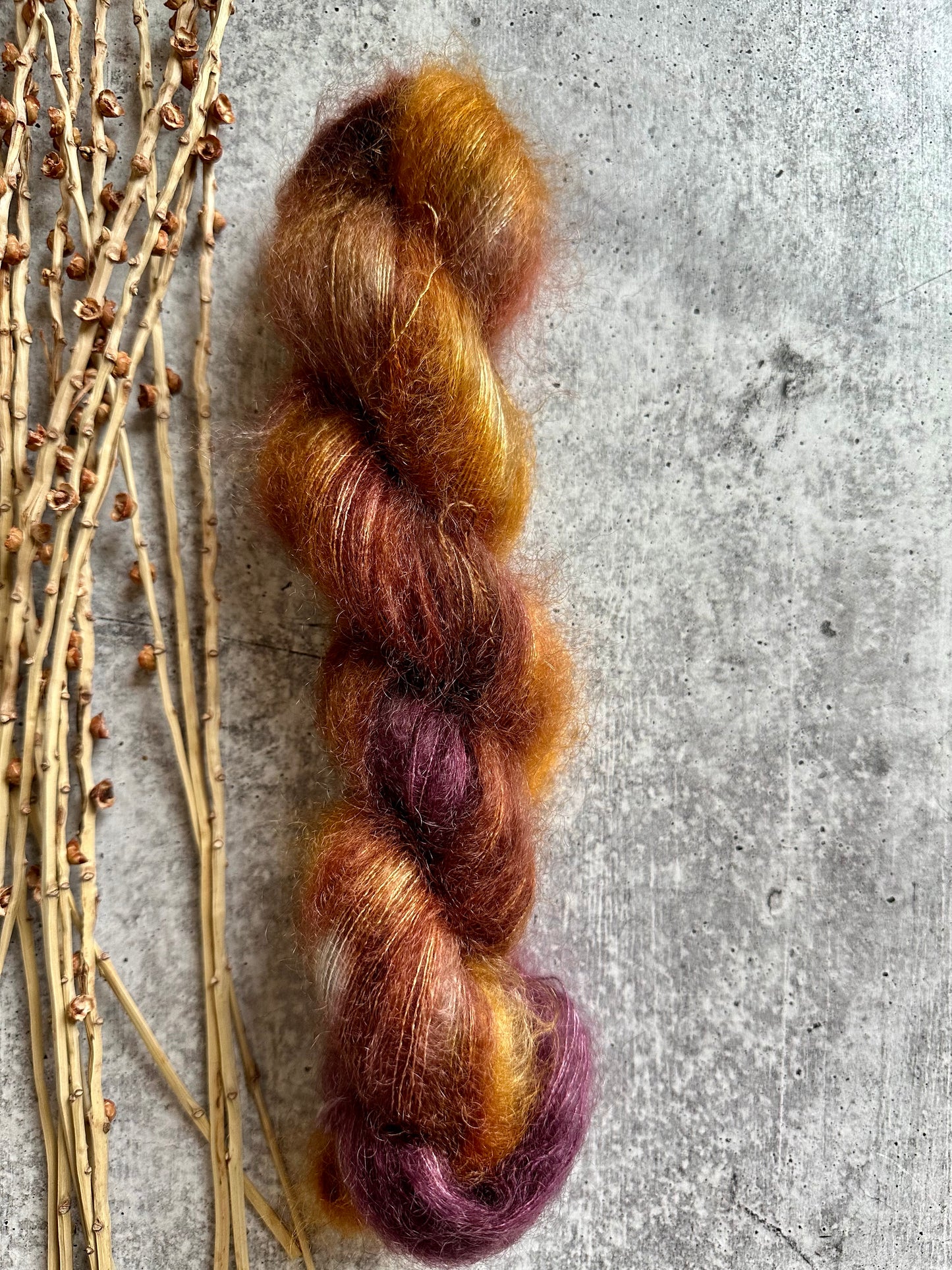 Golden Oldie Mohair Silk Yarn