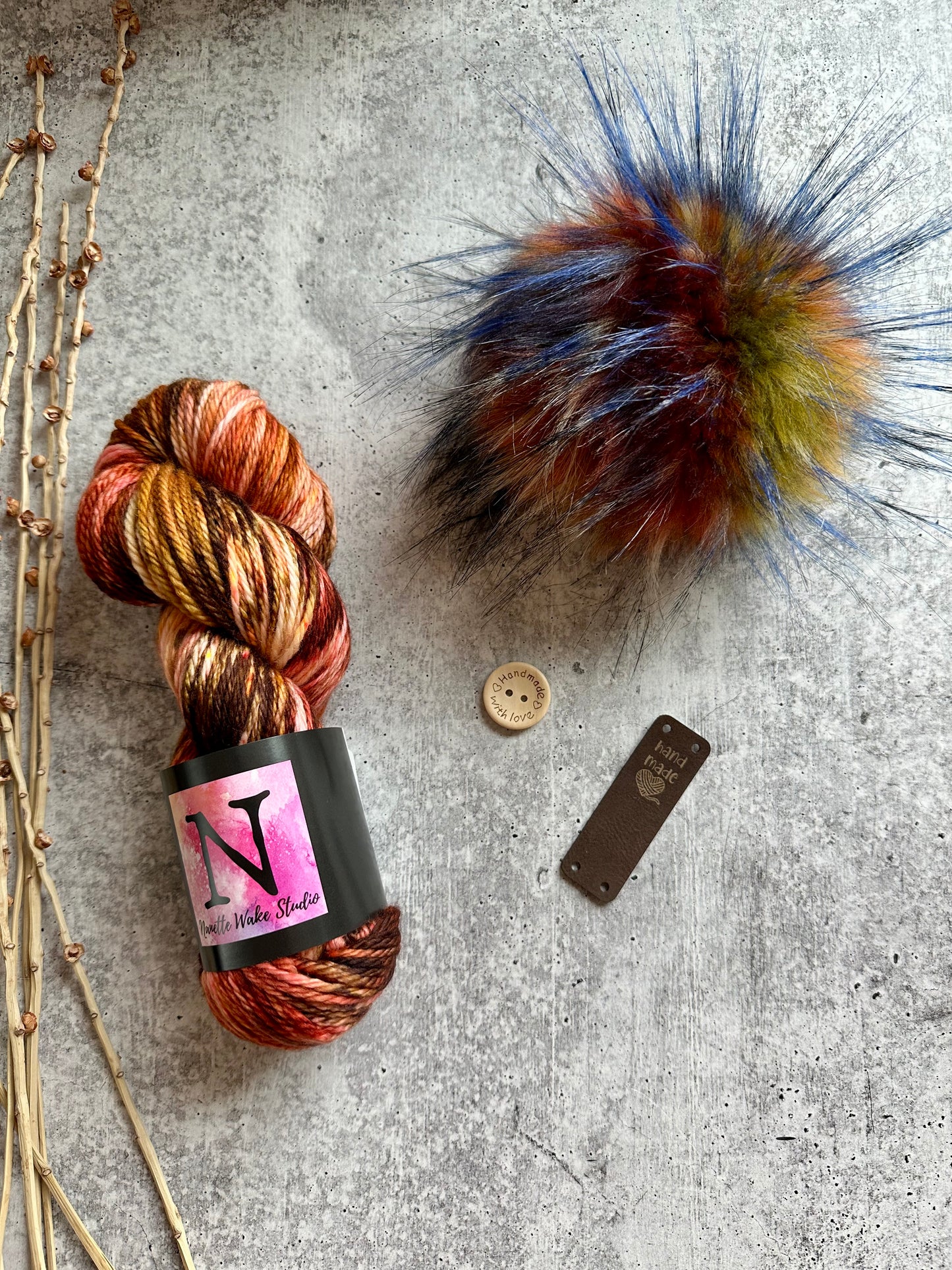 Crunchy Leaves Hat Kit