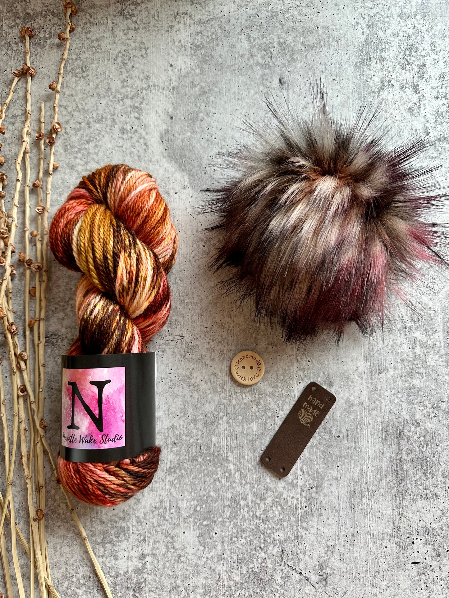 Crunchy Leaves Hat Kit