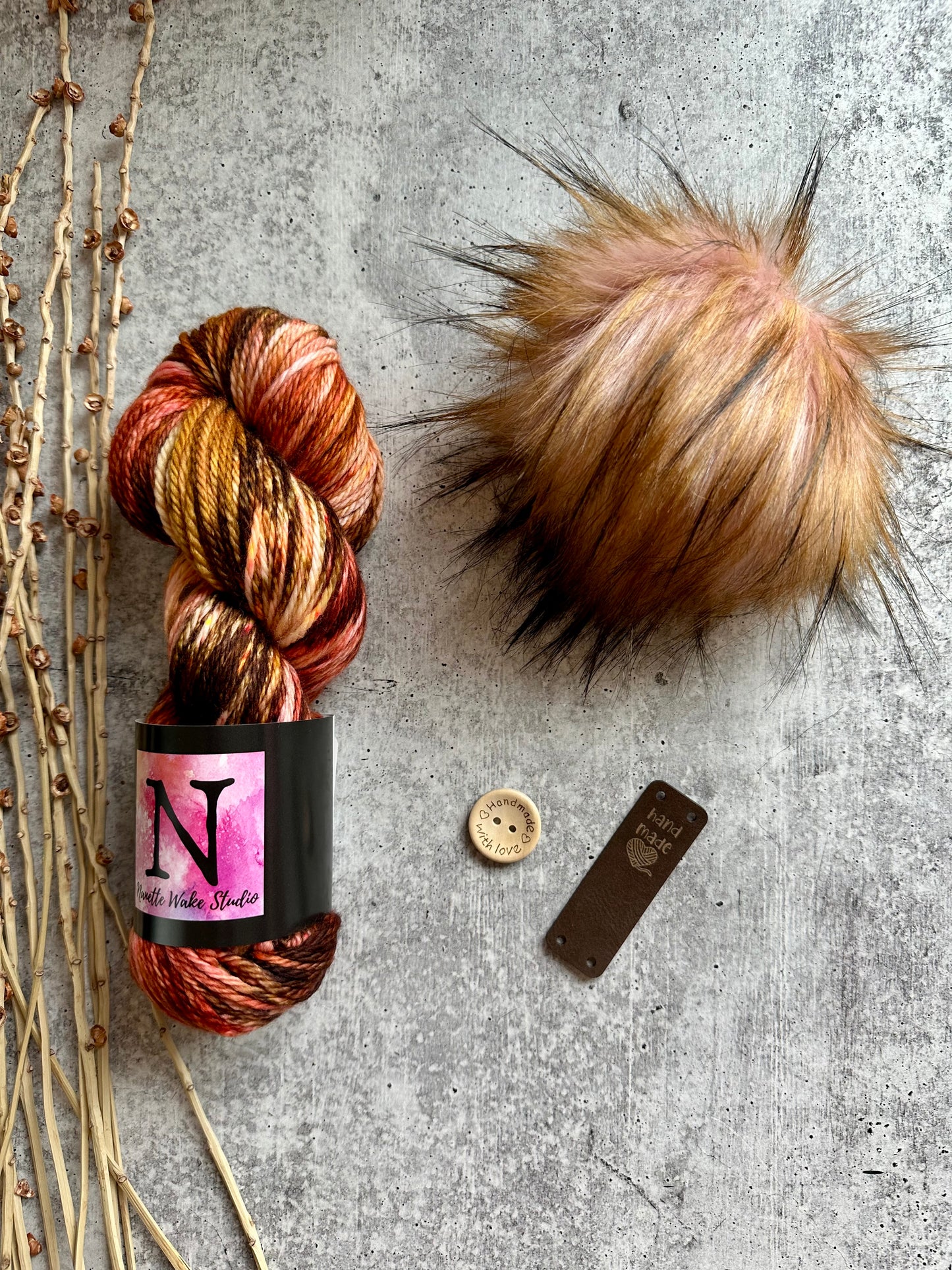 Crunchy Leaves Hat Kit