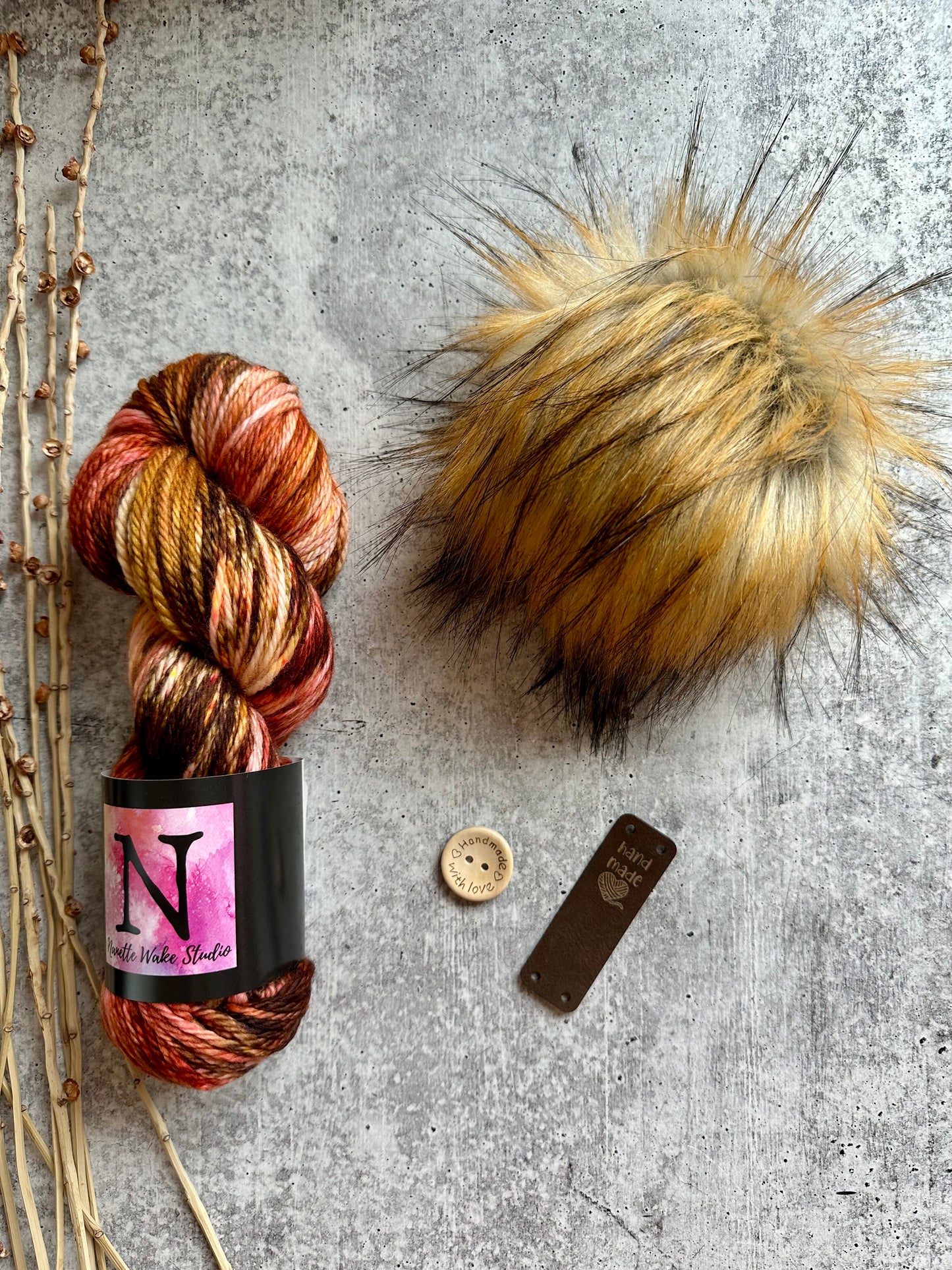 Crunchy Leaves Hat Kit