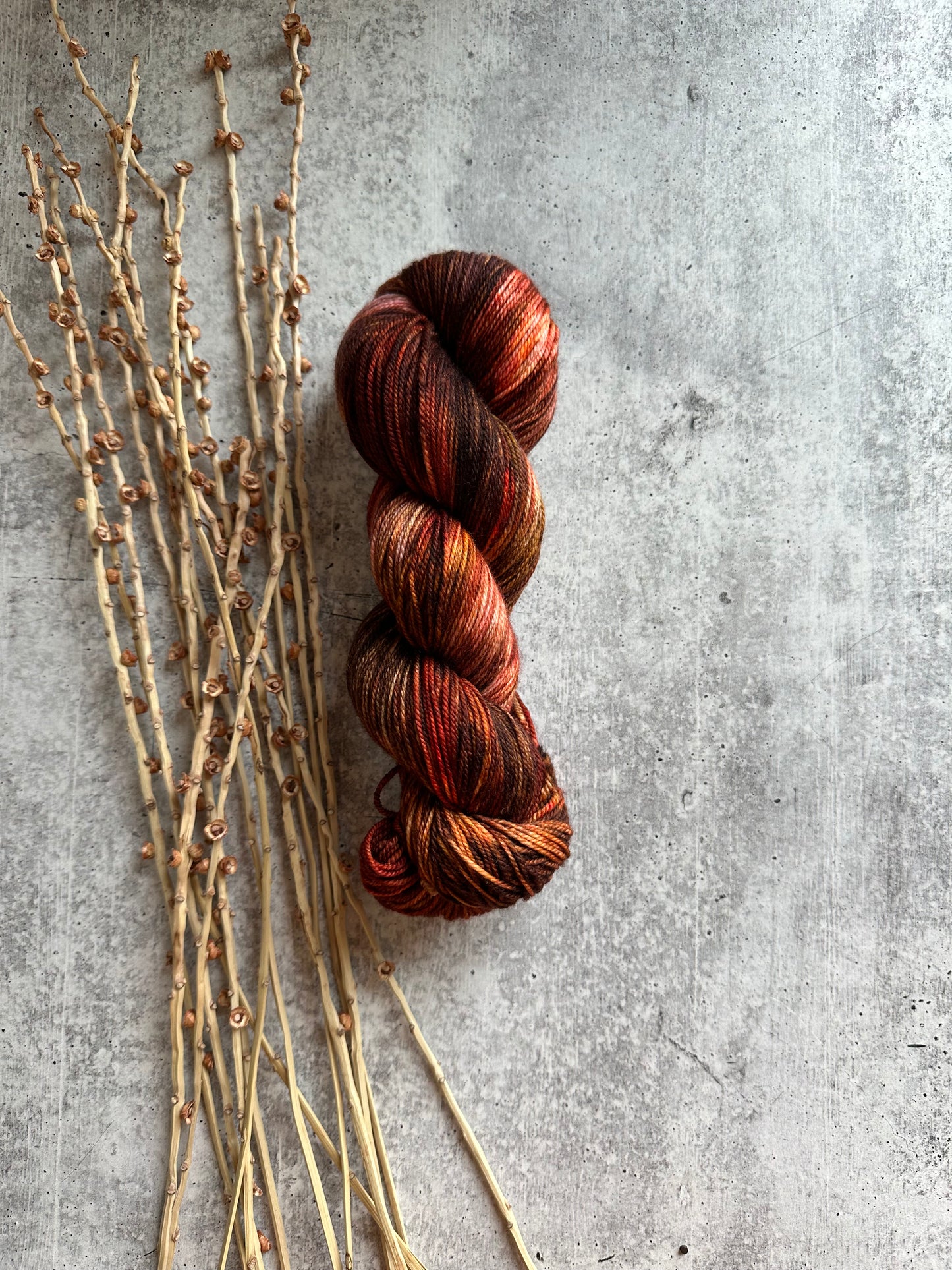 Crunchy Leaves - SW Merino Cashmere Nylon