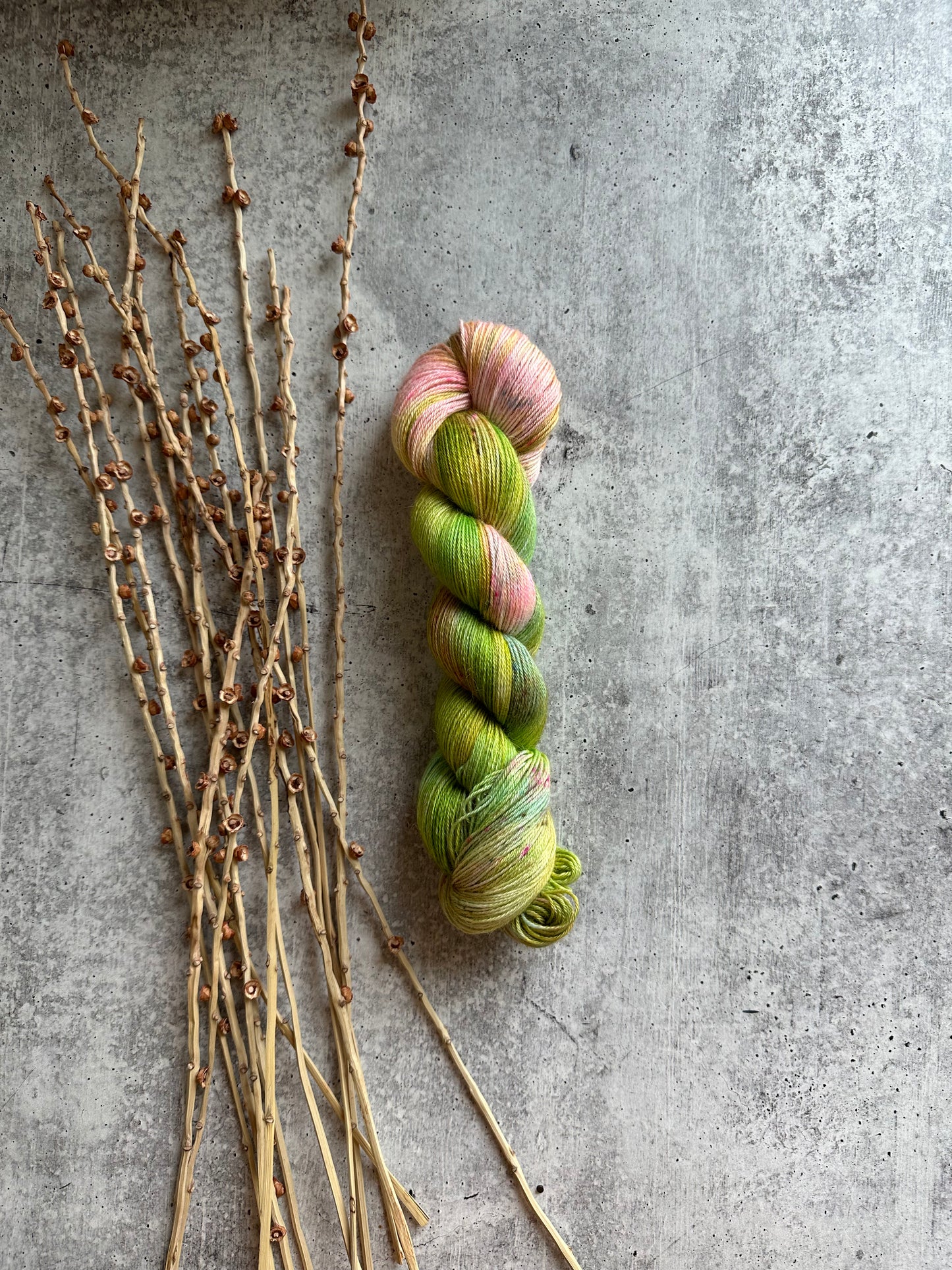 Fairy Grass - Baby Alpaca Mulberry Silk Cashmere