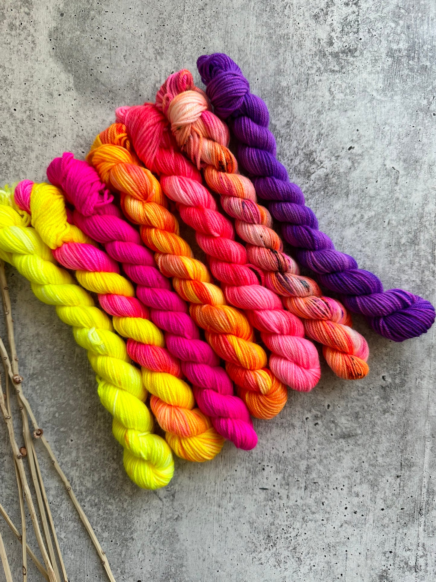 Hot In The City - SW Merino Nylon Mini Skein Set