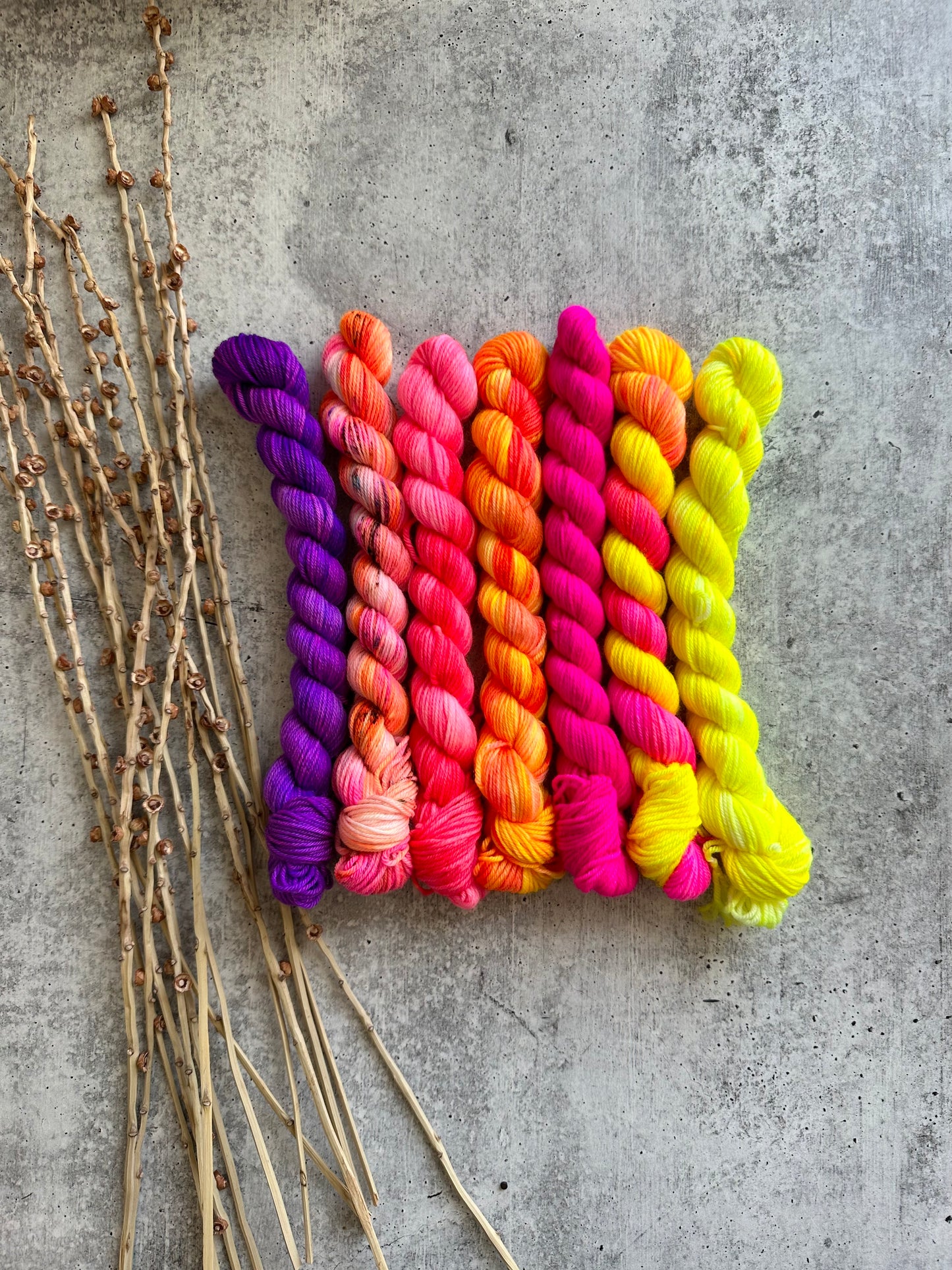 Hot In The City - SW Merino Nylon Mini Skein Set