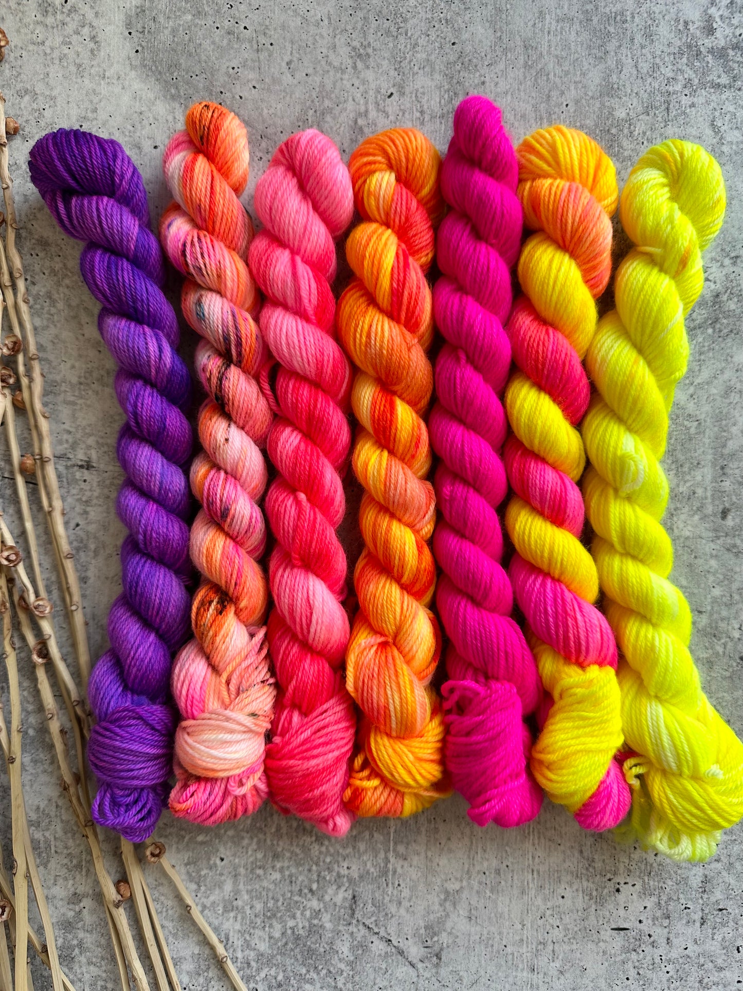 Hot In The City - SW Merino Nylon Mini Skein Set