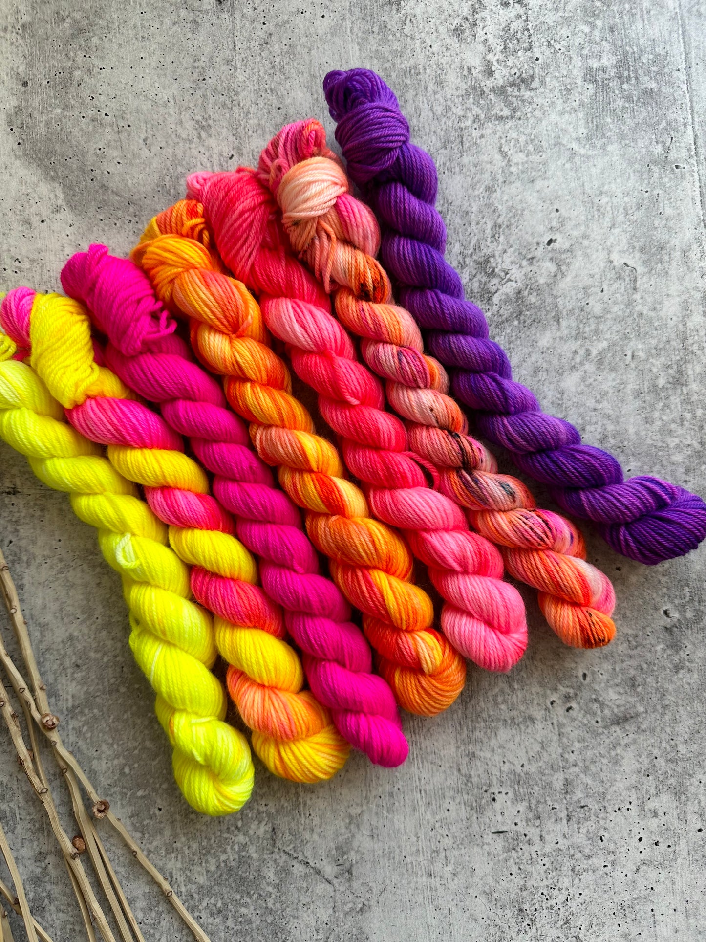 Hot In The City - SW Merino Nylon Mini Skein Set