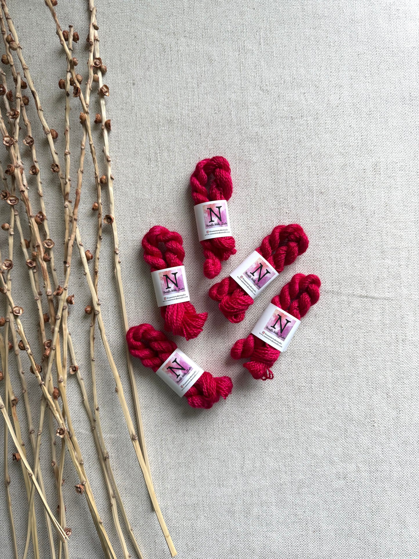 Fuchsia Embroidery Thread