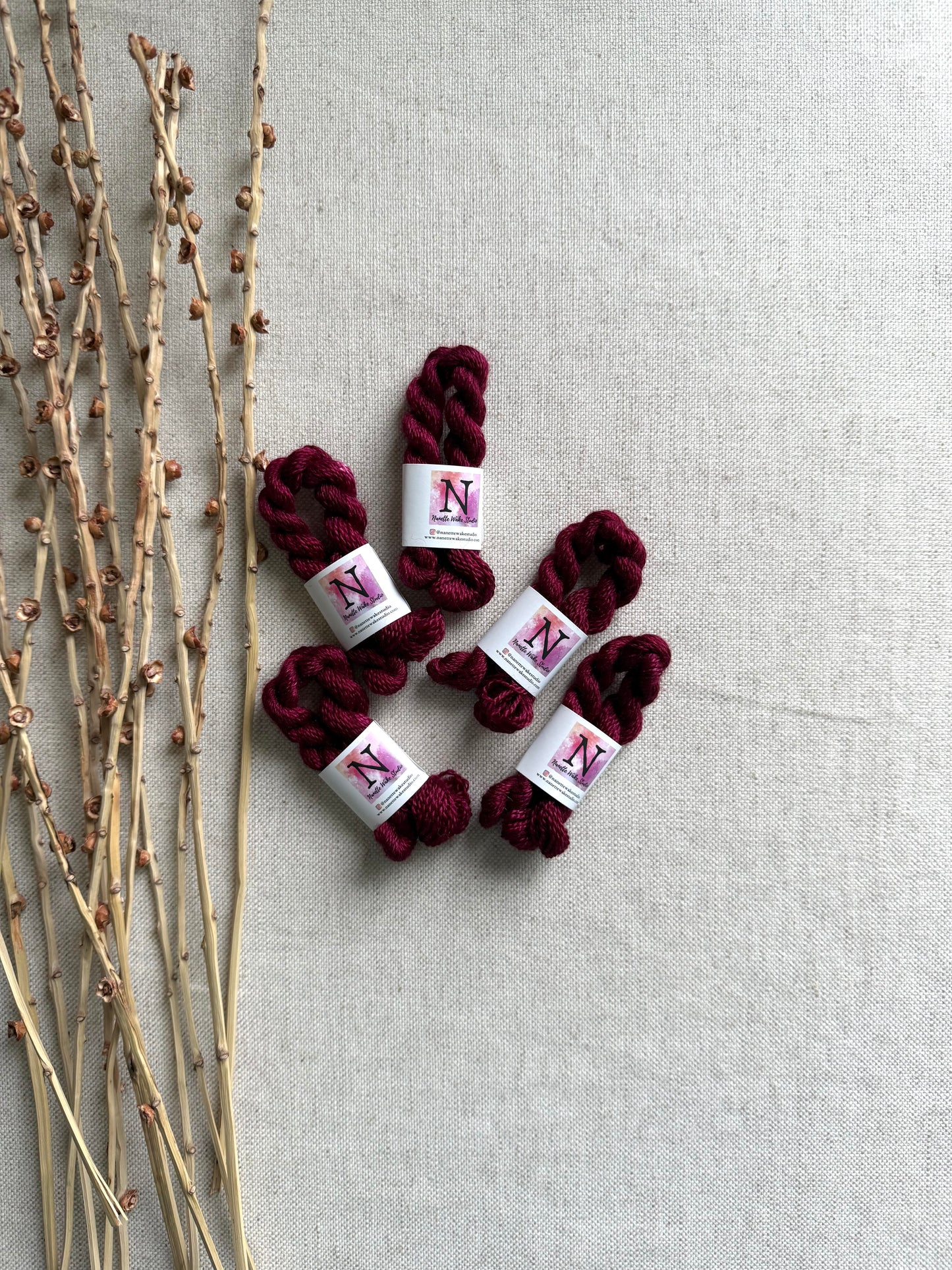 Burgundy Embroidery Thread