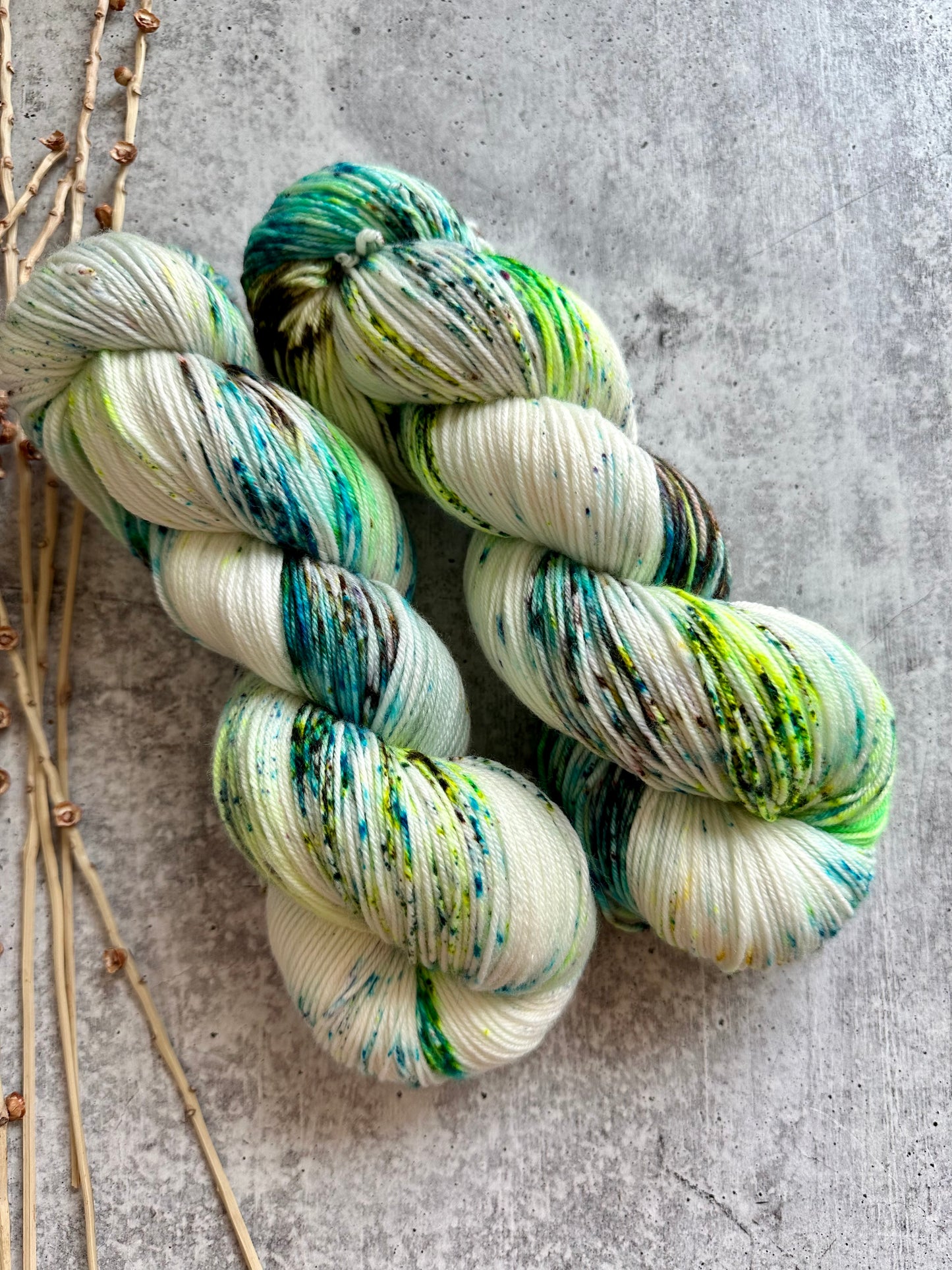 Lime Squeeze SW Merino Nylon Yarn