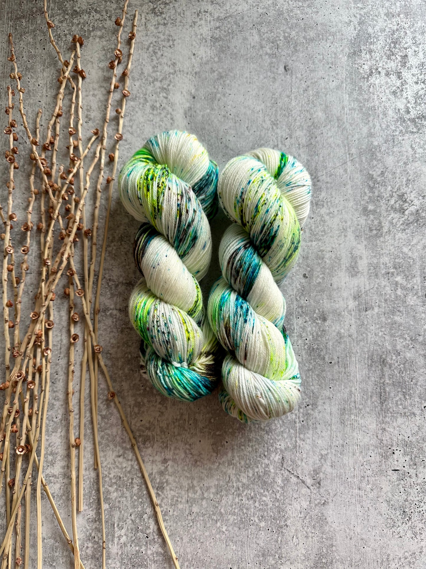 Lime Squeeze SW Merino Nylon Yarn