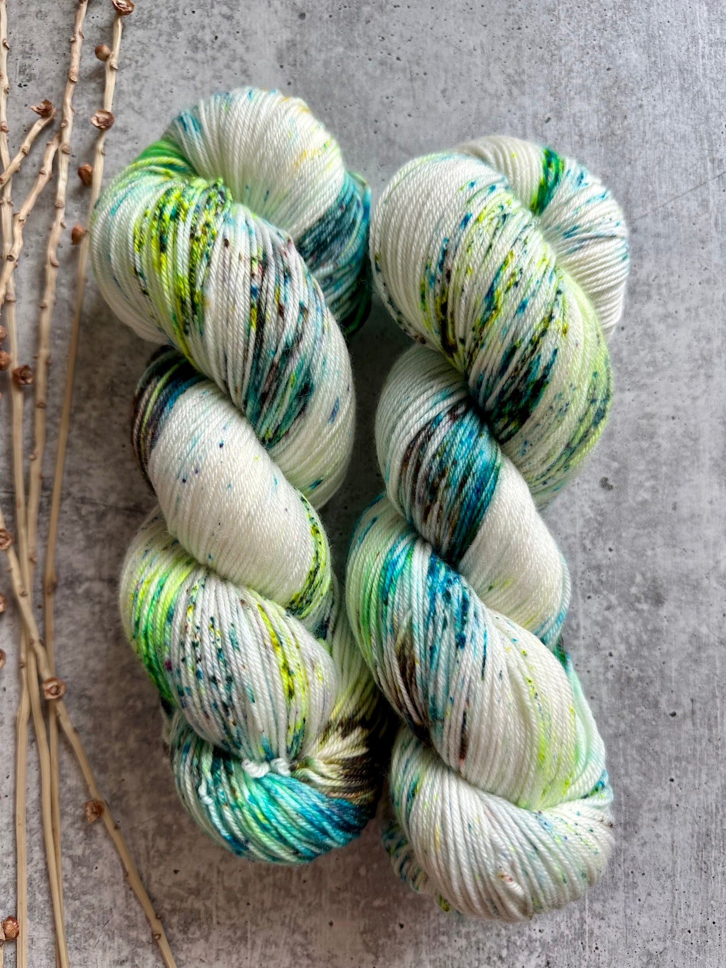 Lime Squeeze SW Merino Nylon Yarn
