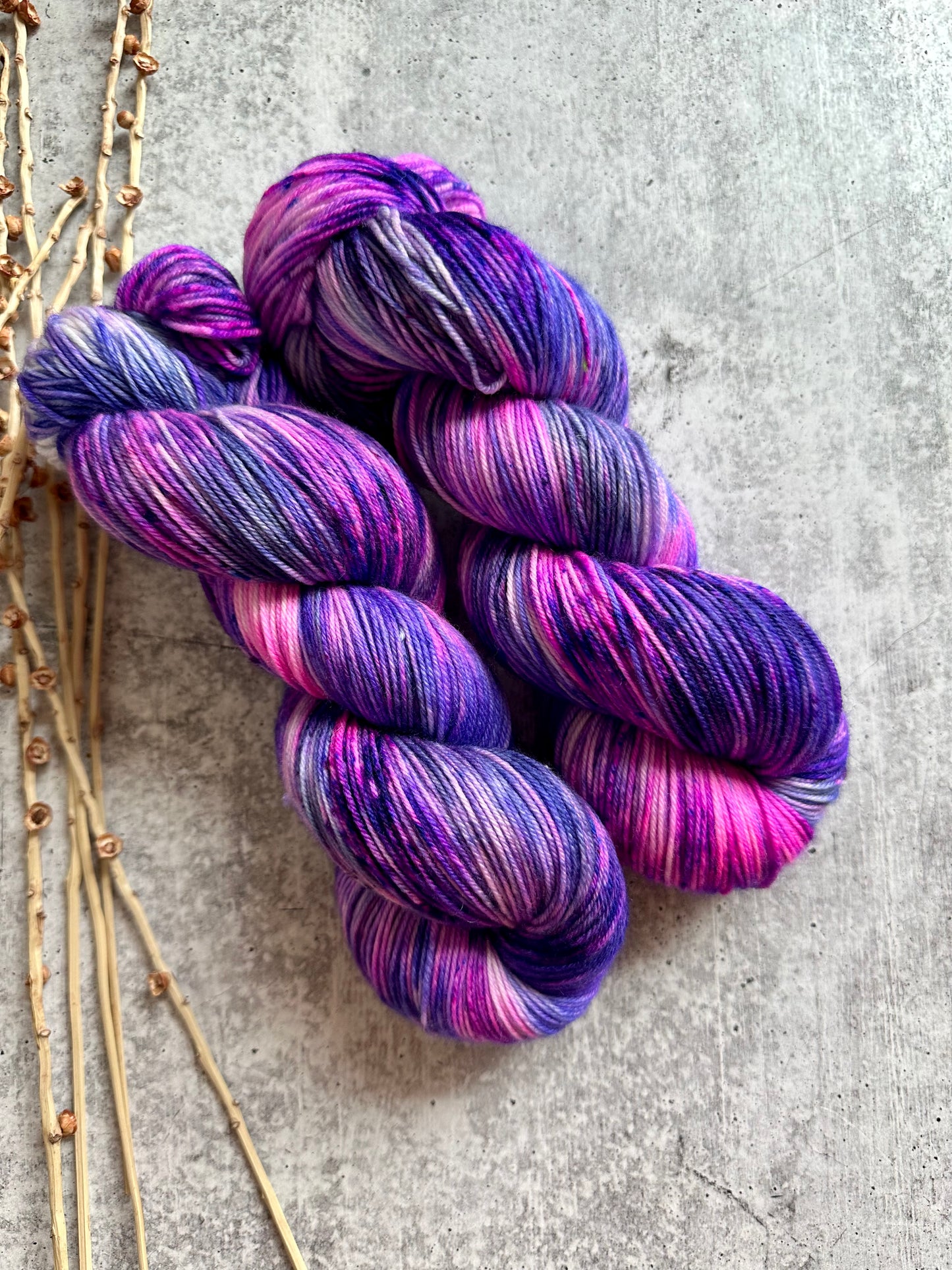 Grape Squeeze SW Merino Nylon Yarn