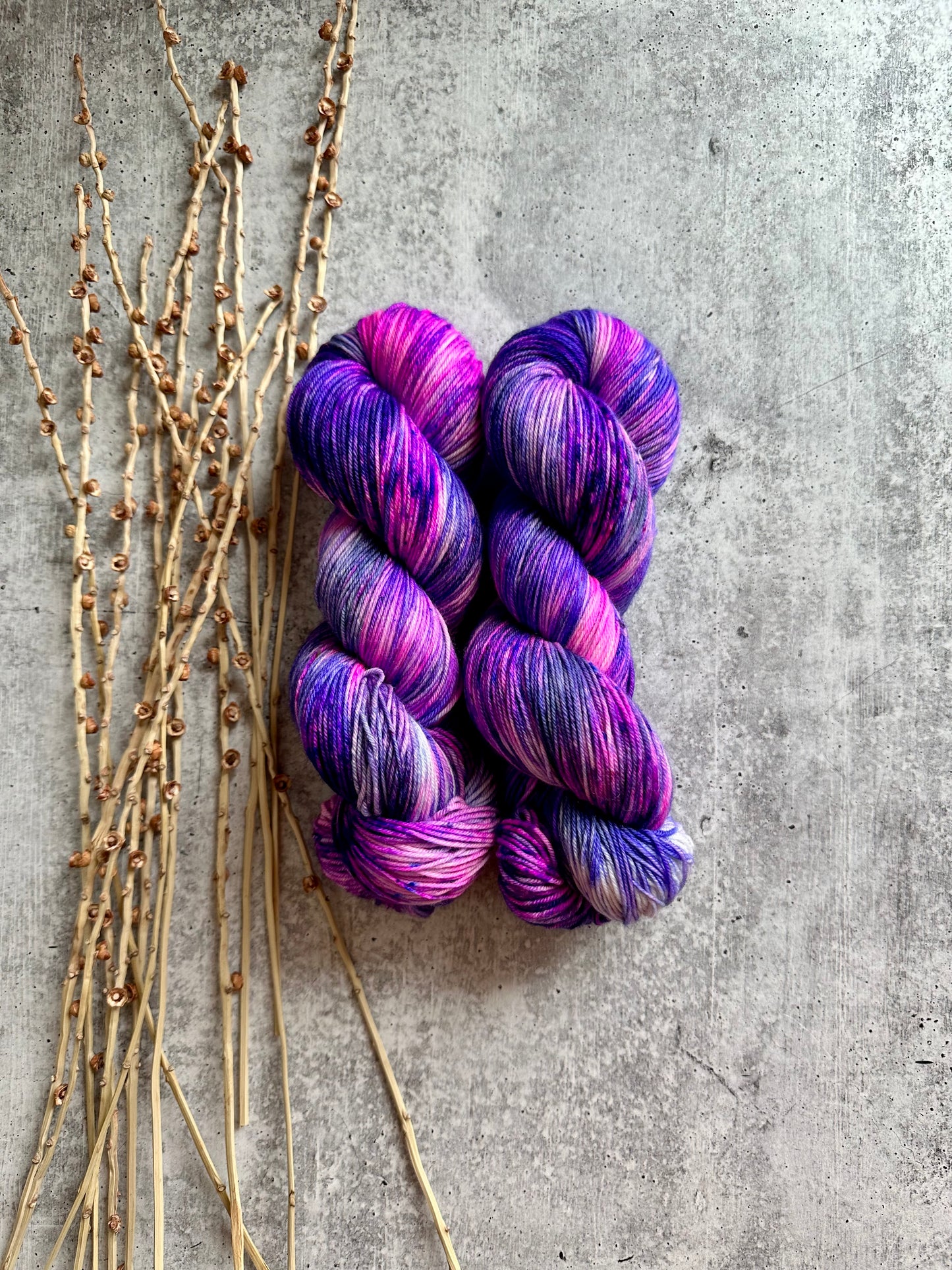 Grape Squeeze SW Merino Nylon Yarn