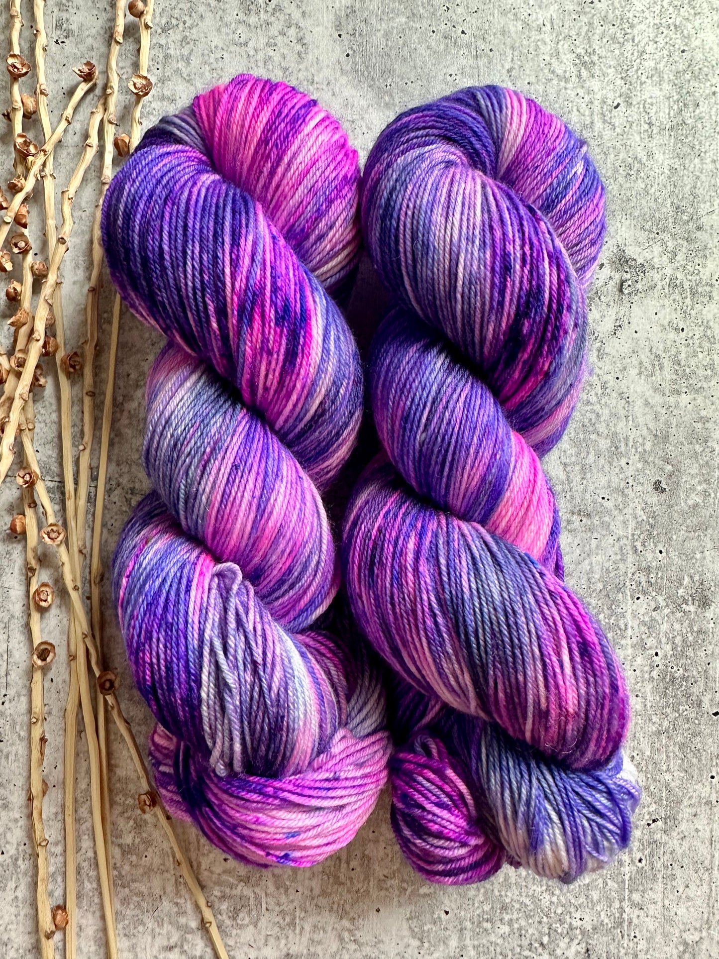 Grape Squeeze SW Merino Nylon Yarn