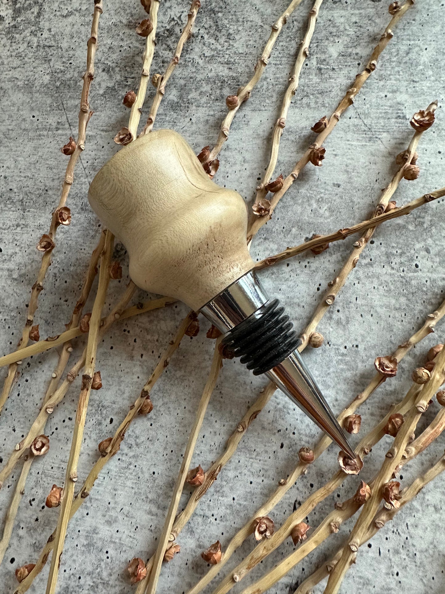 Exotic Hardwood Bottle Stopper